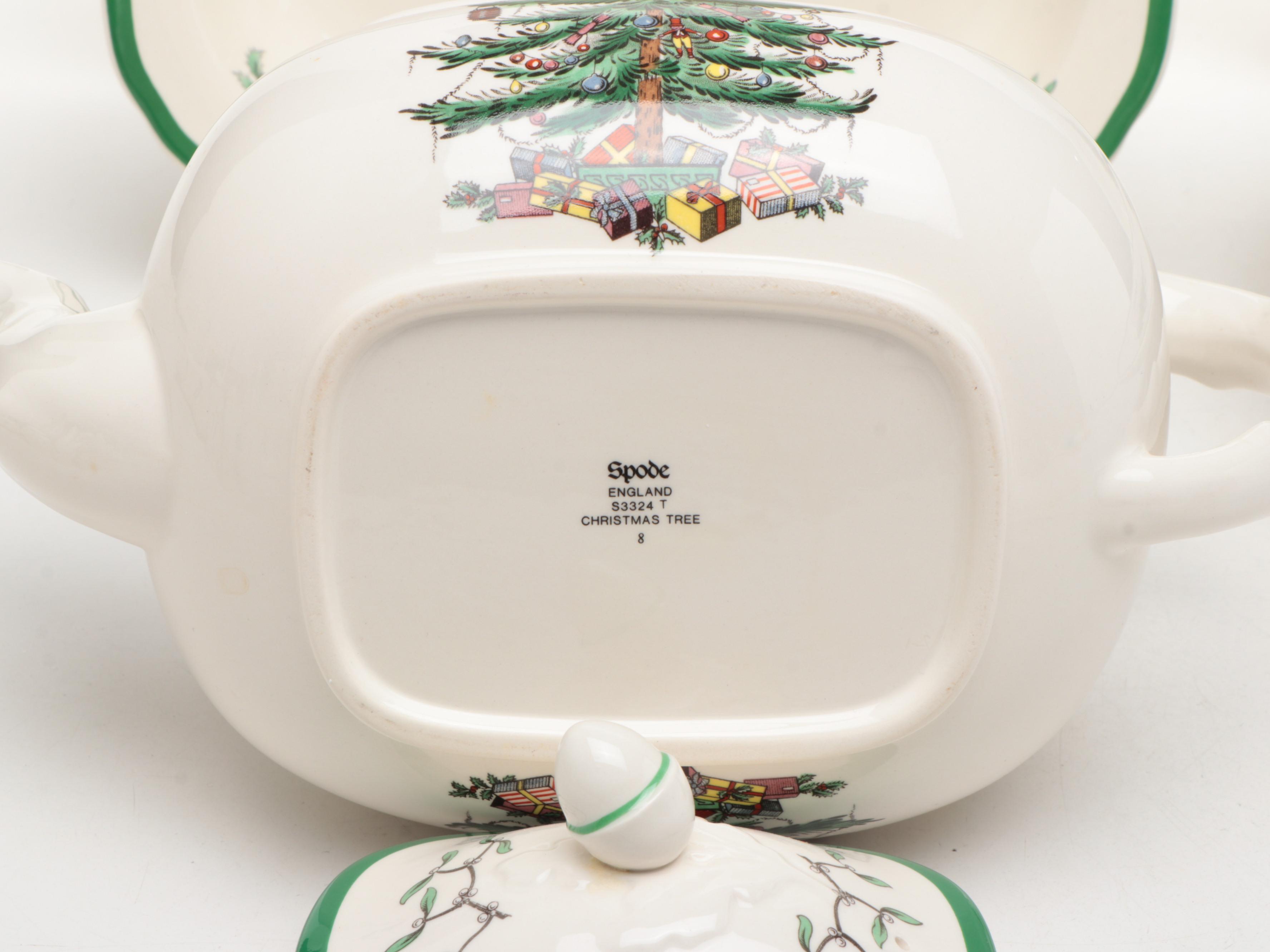 Spode "Christmas Tree" Porcelain and Other Seasonal Tableware