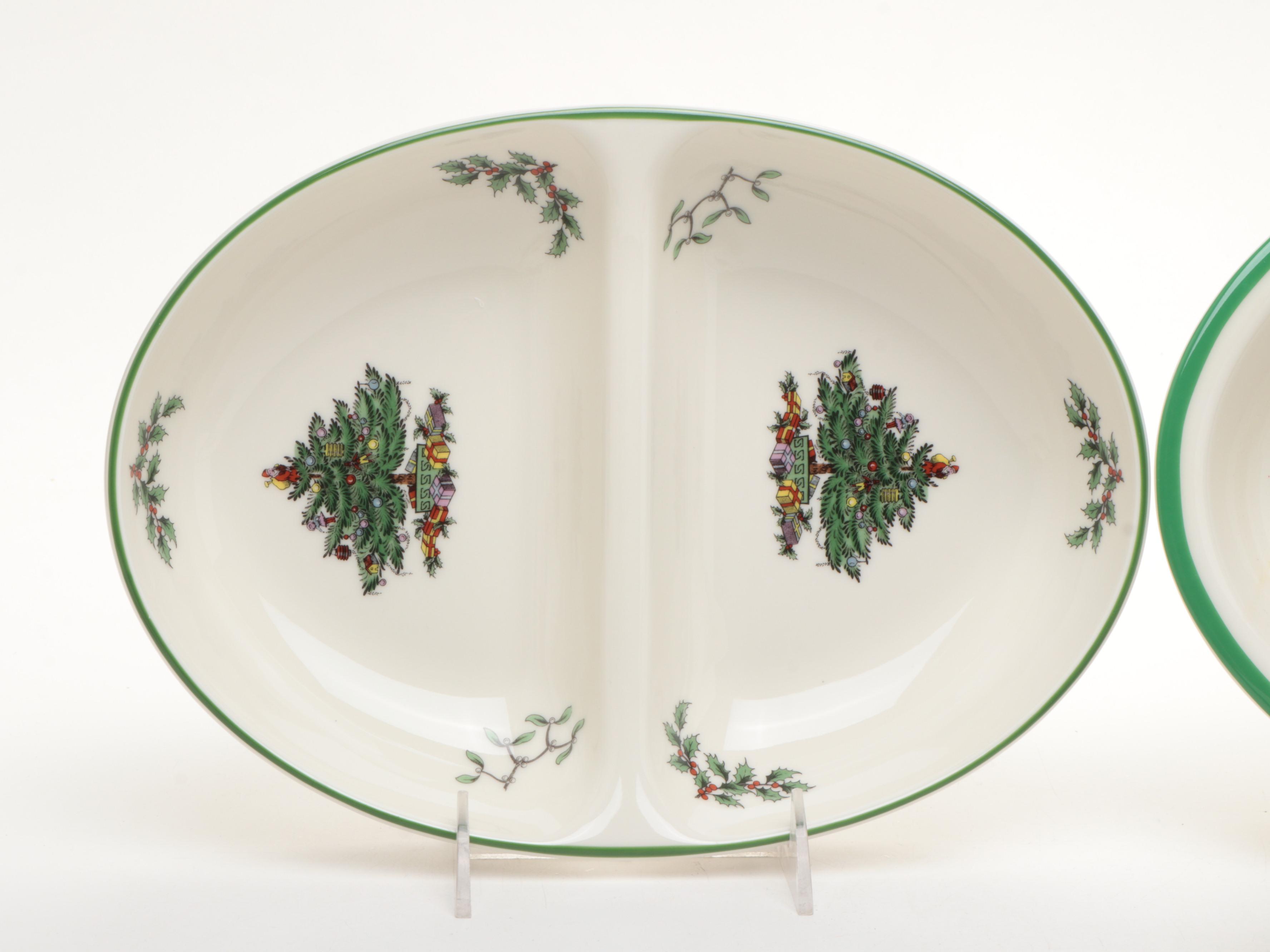 Spode "Christmas Tree" Porcelain and Other Seasonal Tableware