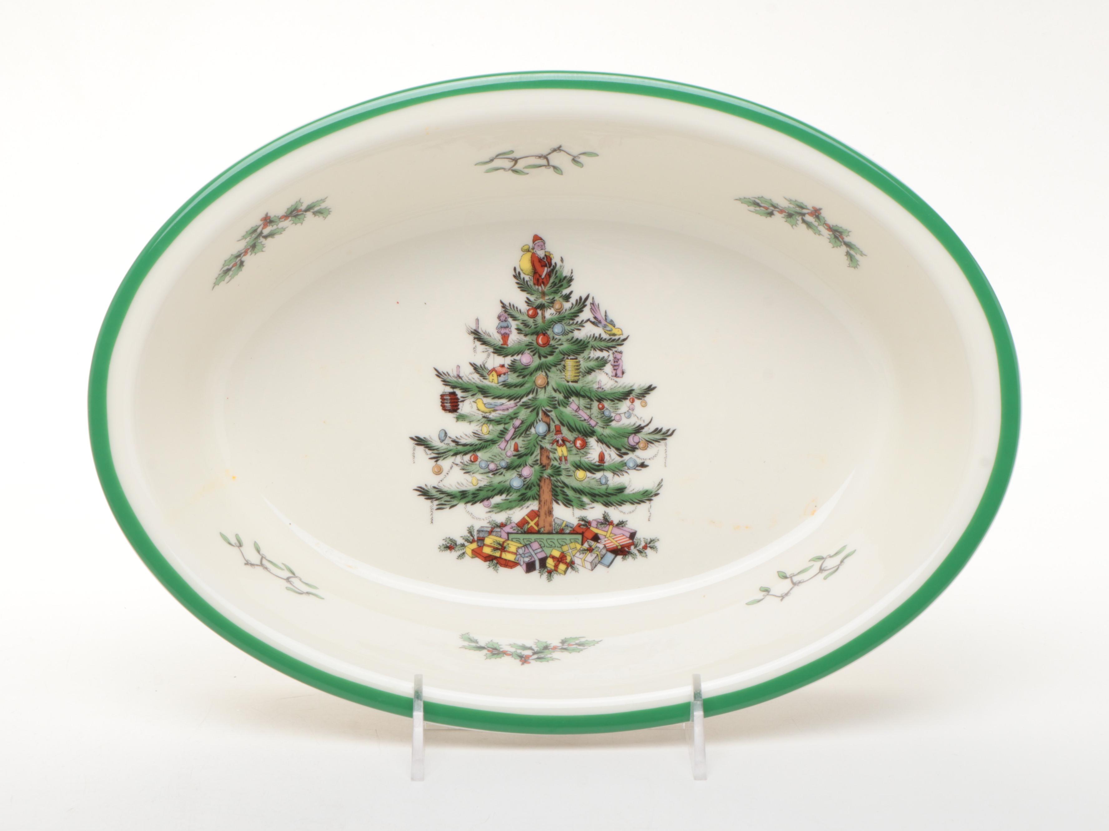 Spode "Christmas Tree" Porcelain and Other Seasonal Tableware