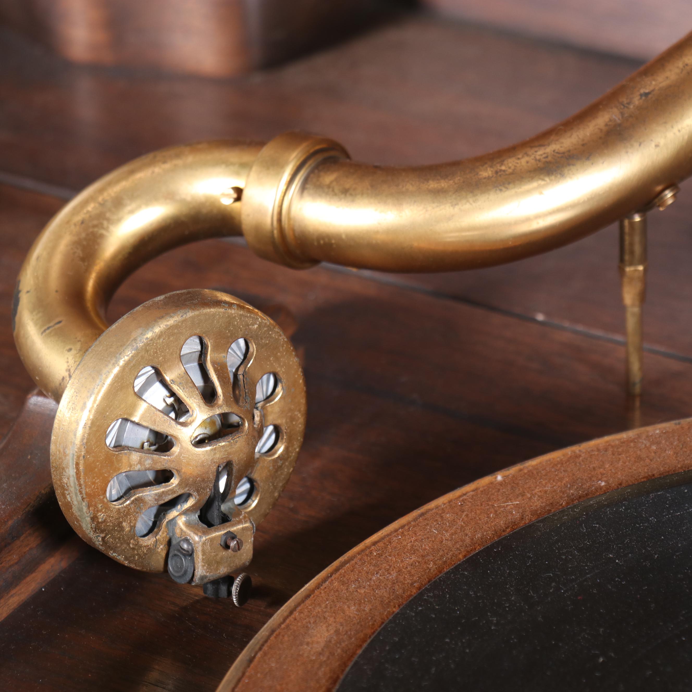 Victor-Victrola VE 8-30X Electric Walnut Credenza Phonograph & Records, 1927