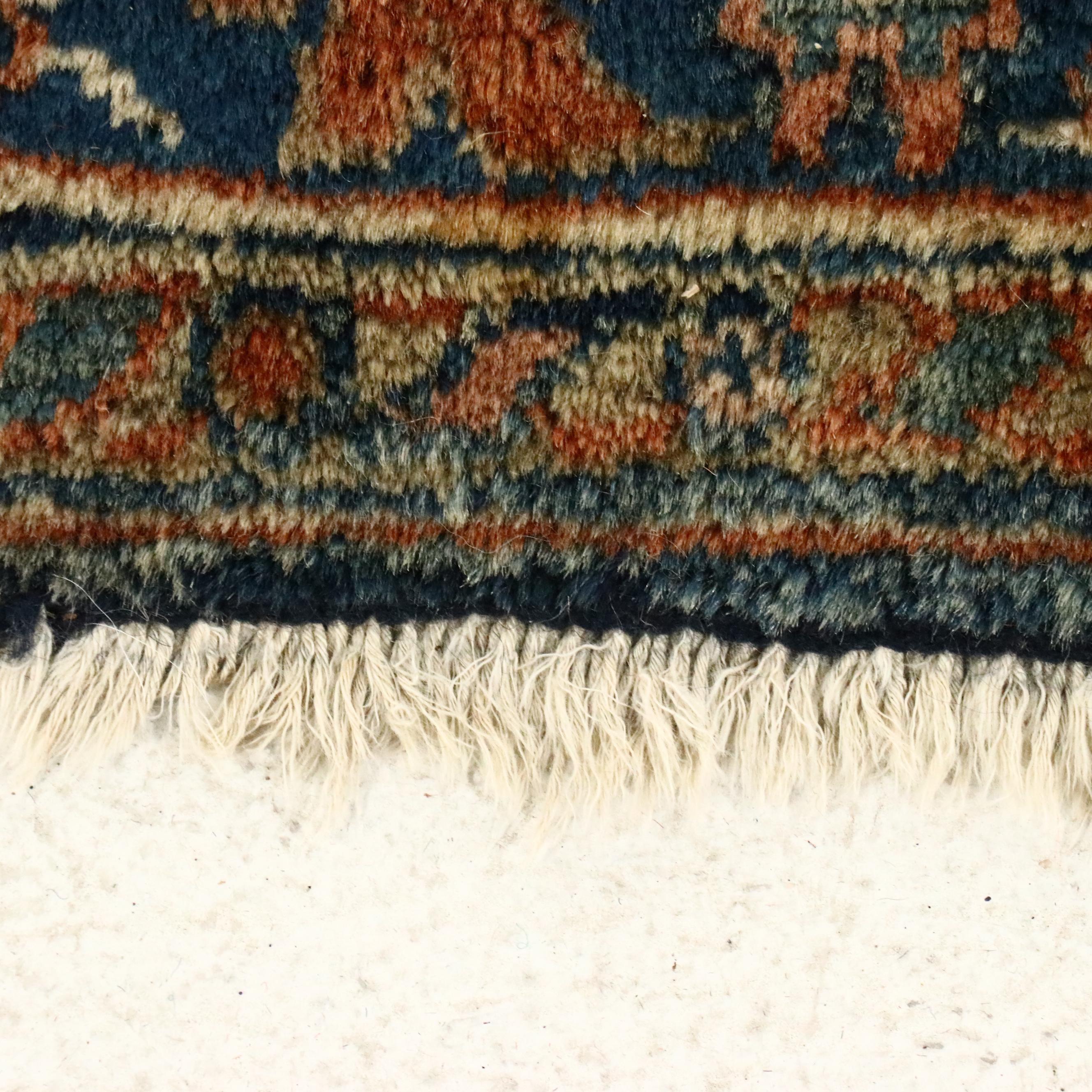 8'7 x 11'5 Hand-Knotted Persian Sarouk Area Rug, Antique