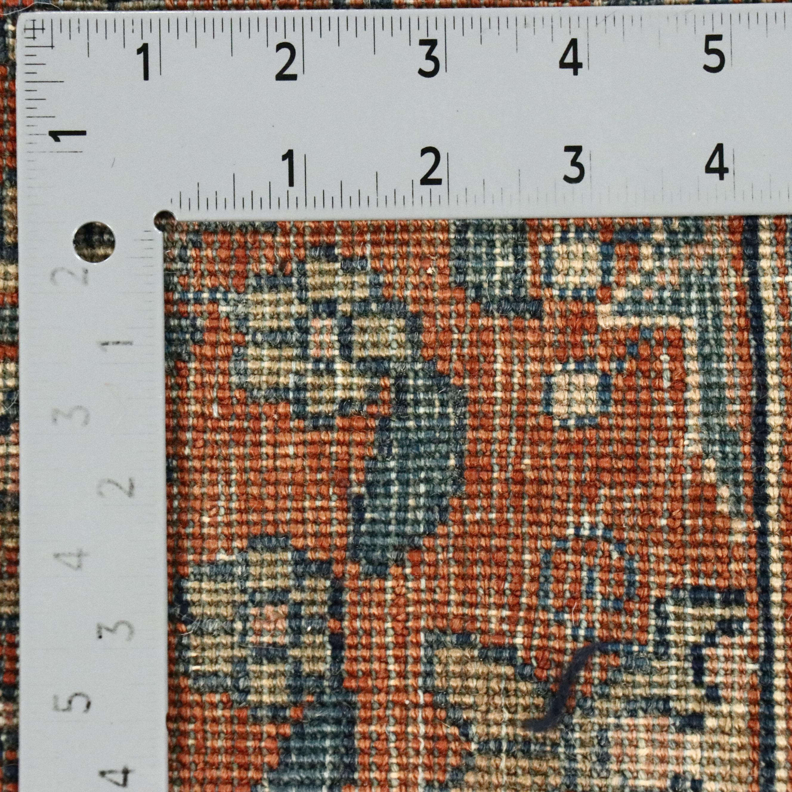 8'7 x 11'5 Hand-Knotted Persian Sarouk Area Rug, Antique