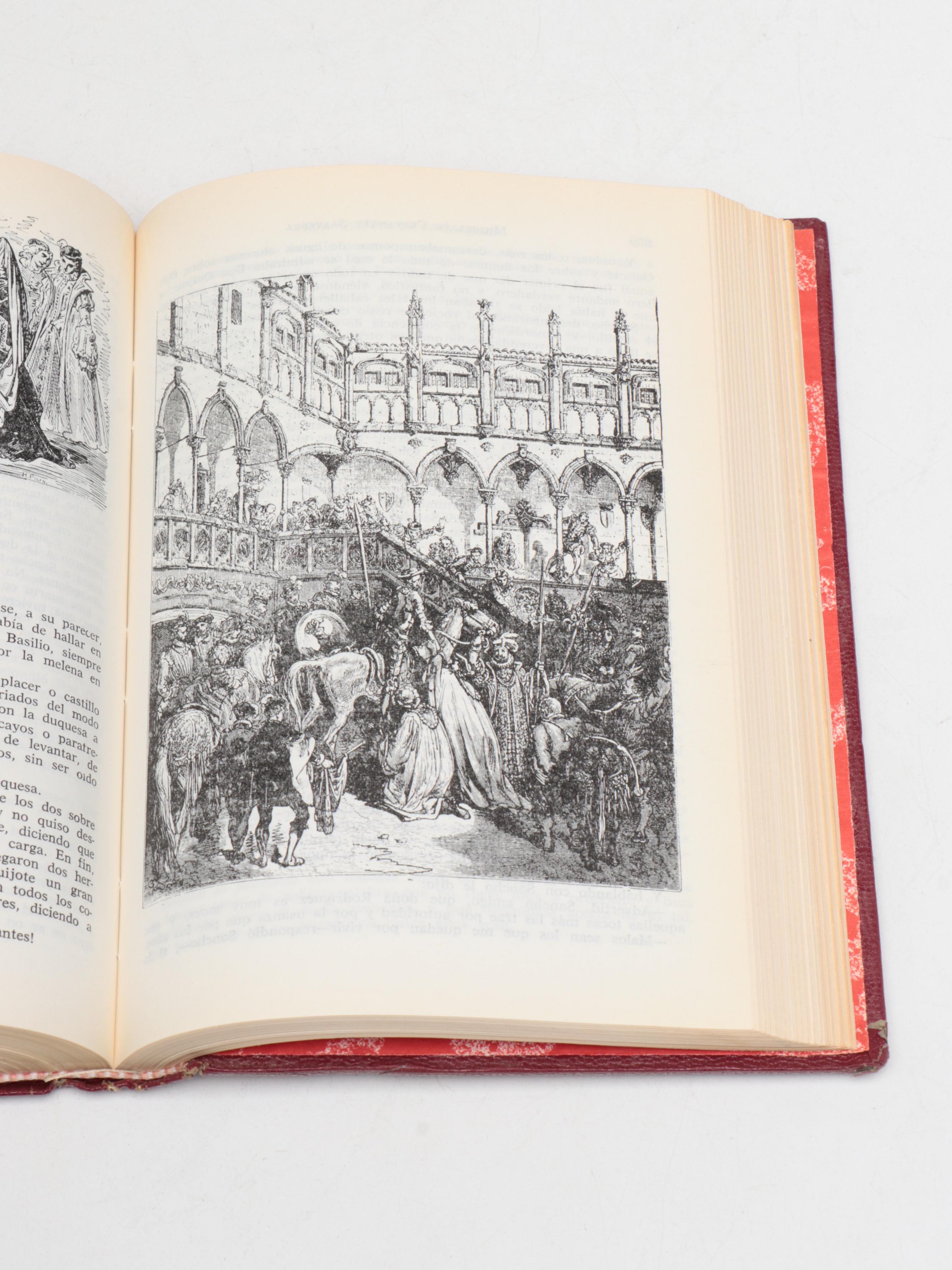 Gustave Doré Illustrated "Don Quijote de la Mancha" by Miguel de Cervantes, 1968