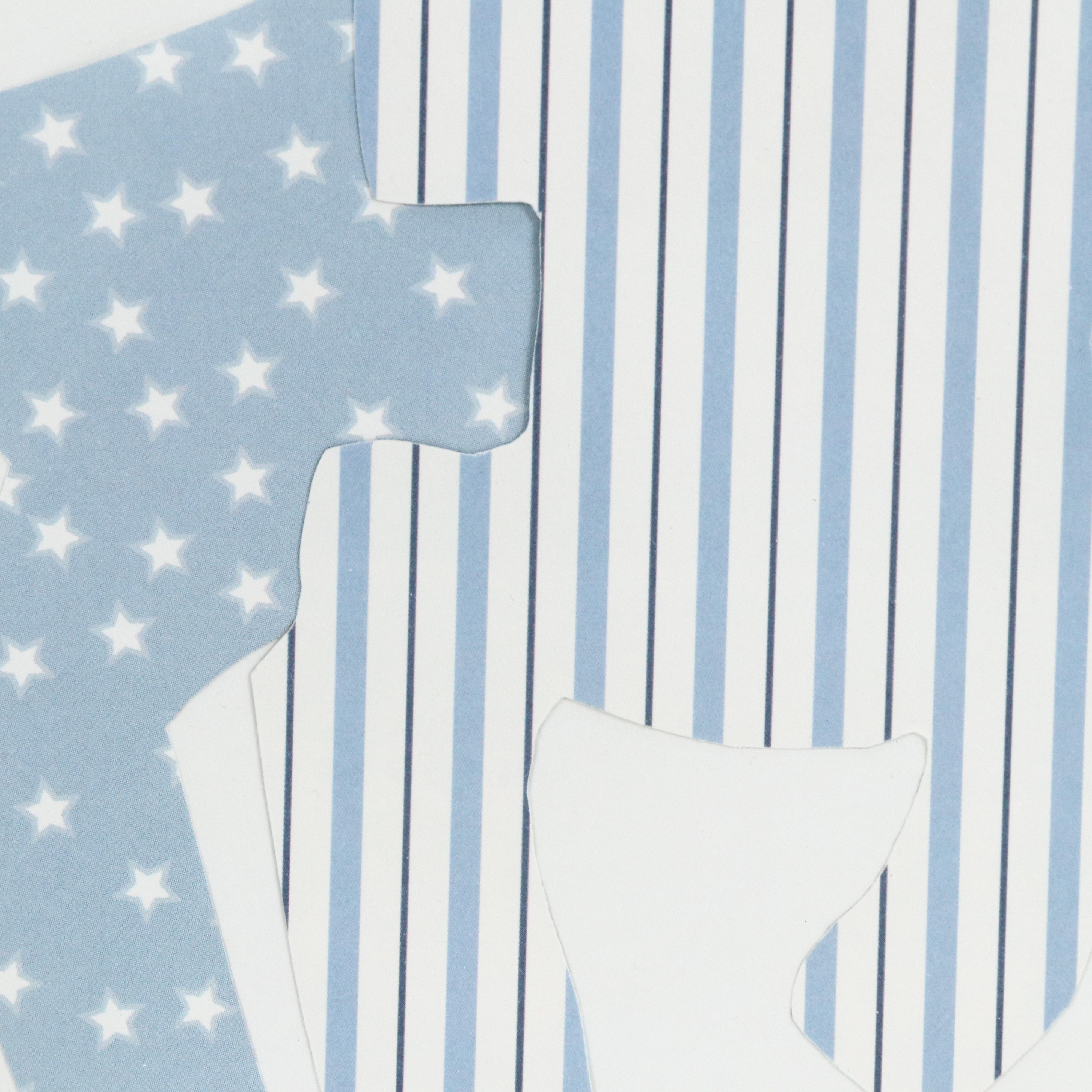 Collage Style Dinosaur Framed Prints