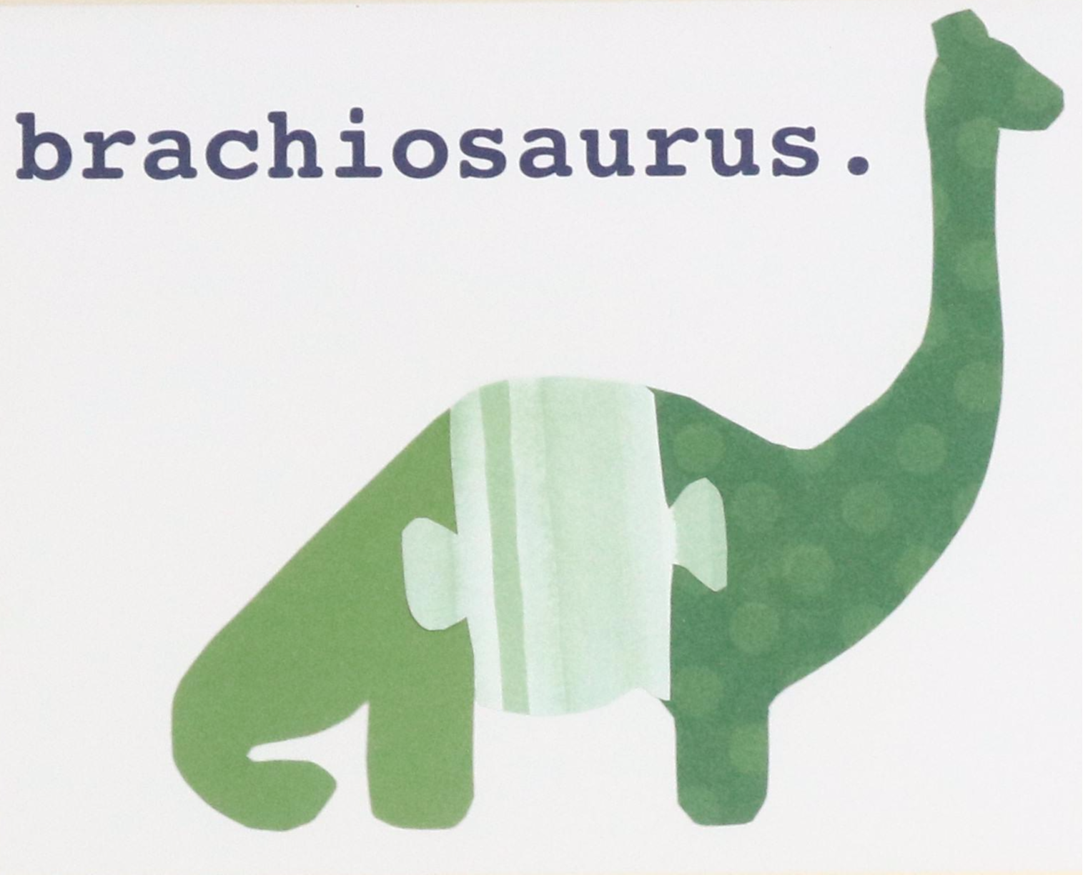 Collage Style Dinosaur Framed Prints