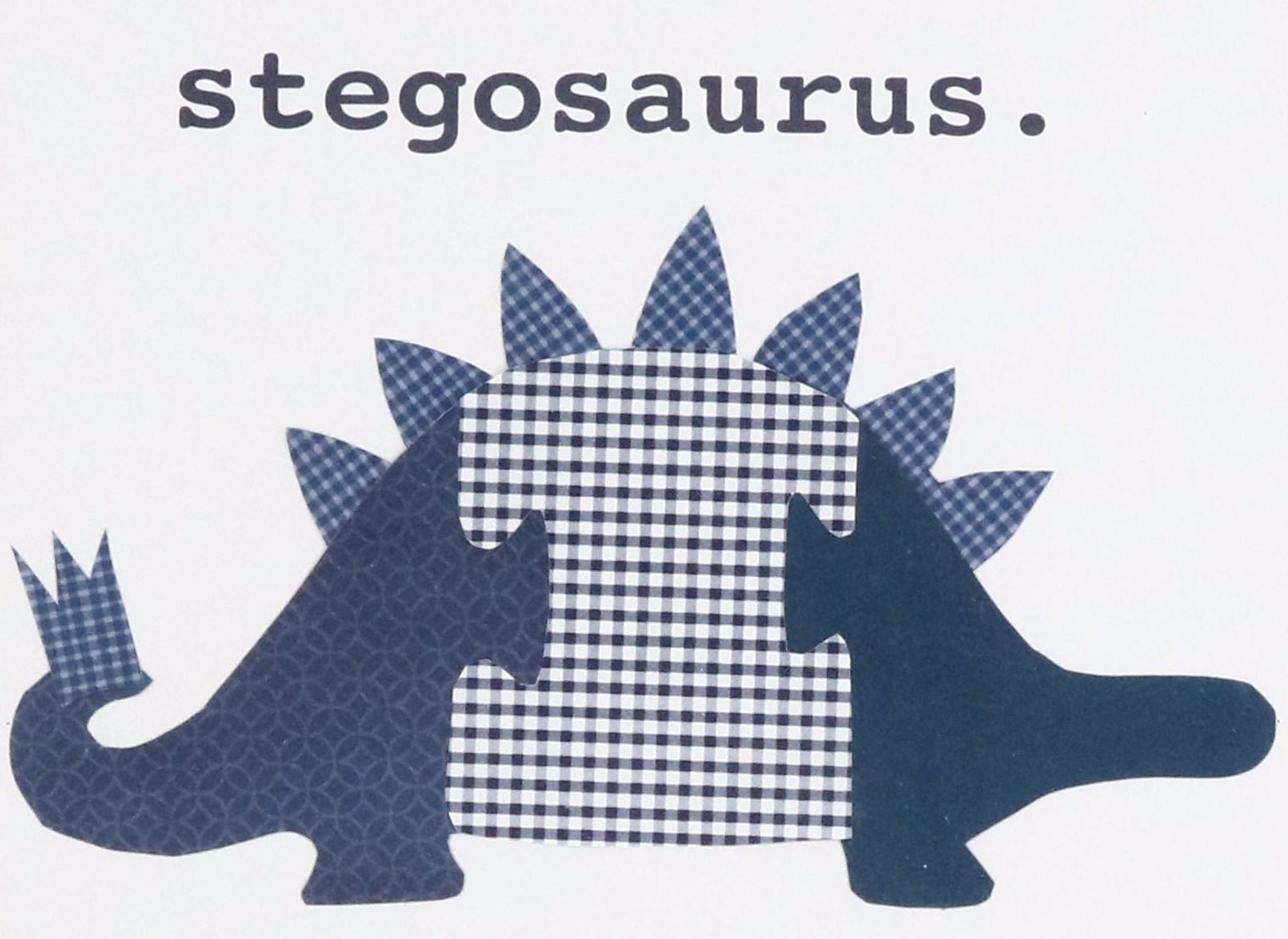 Collage Style Dinosaur Framed Prints