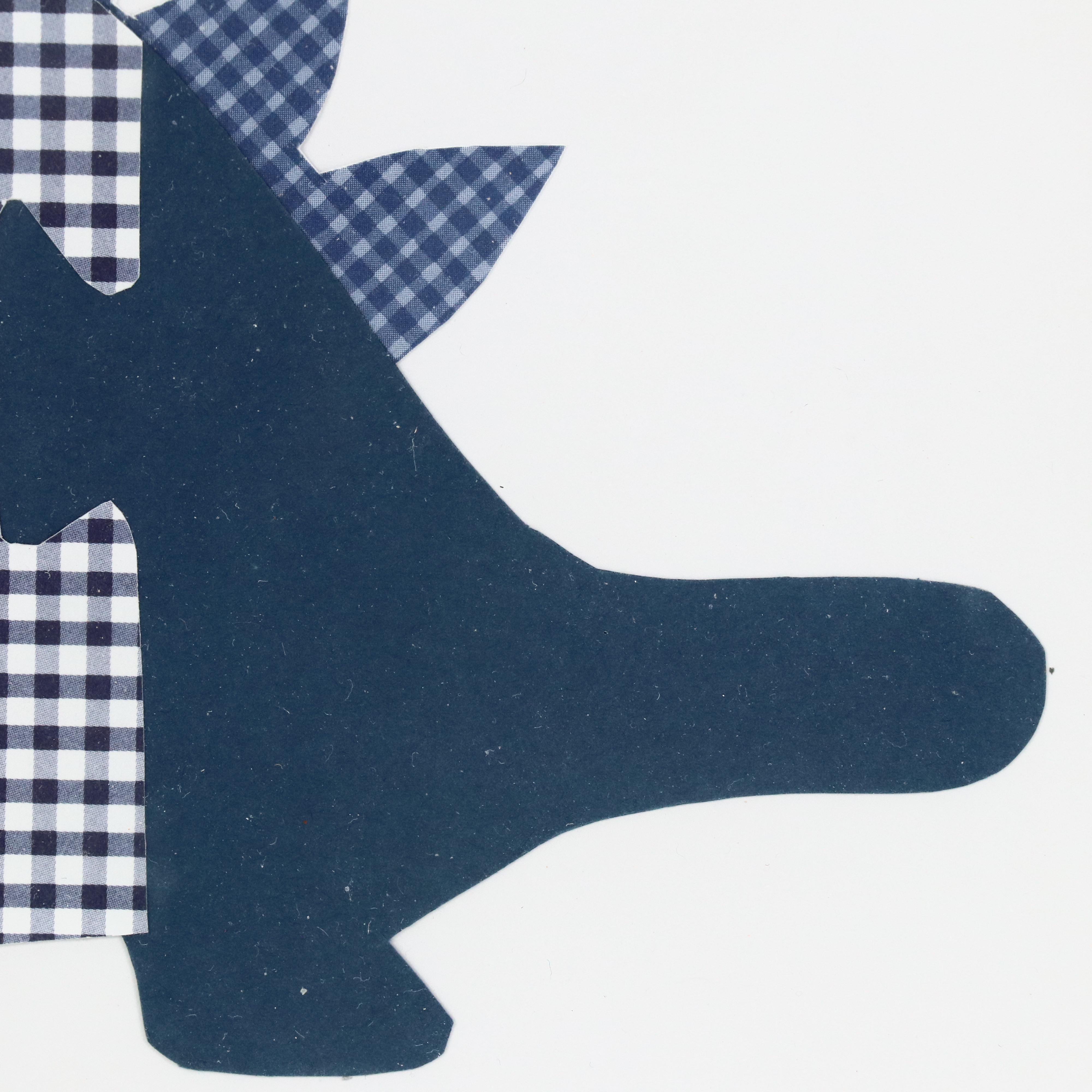 Collage Style Dinosaur Framed Prints