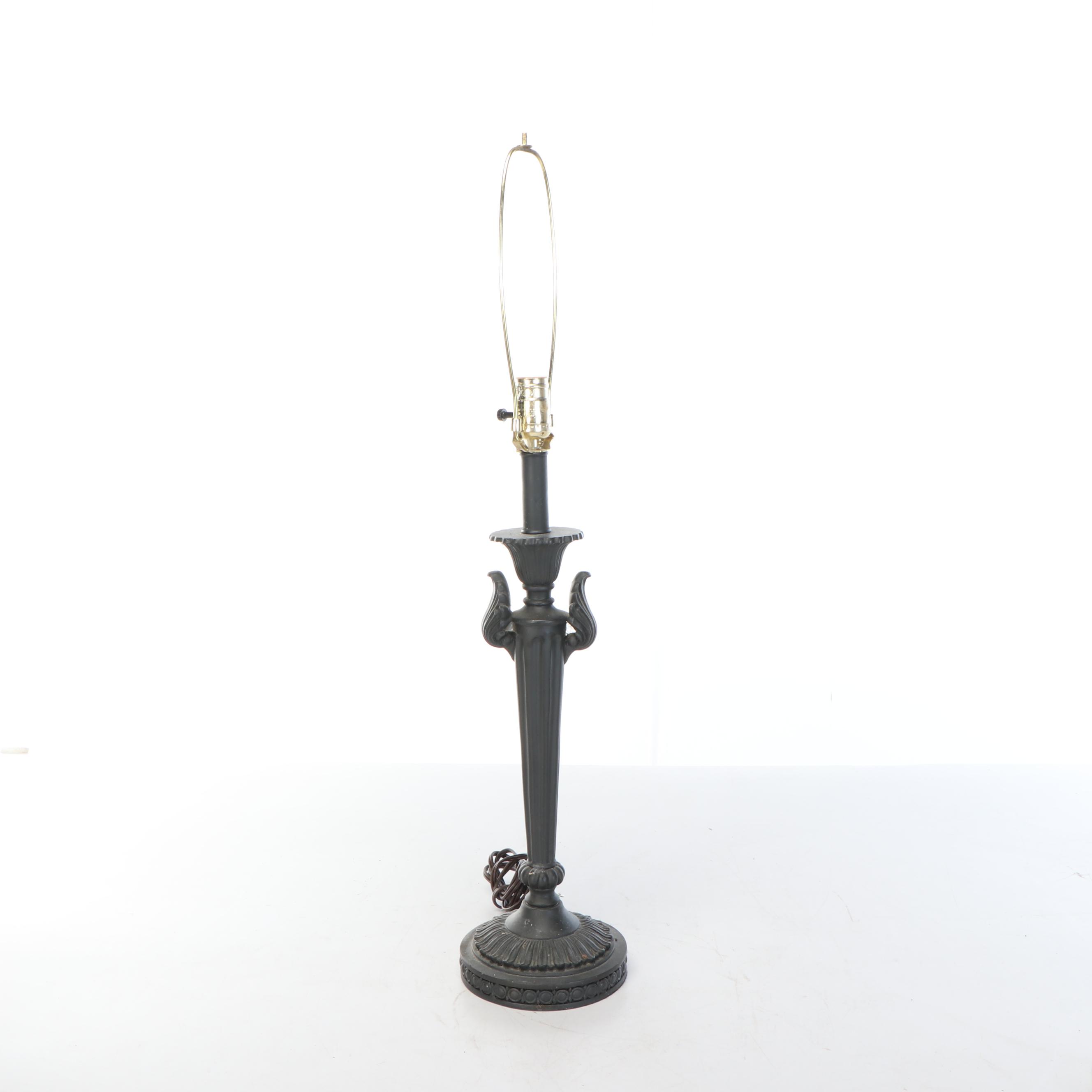 Kirkland's and Other Neoclassical Style Candlestick Table Lamps