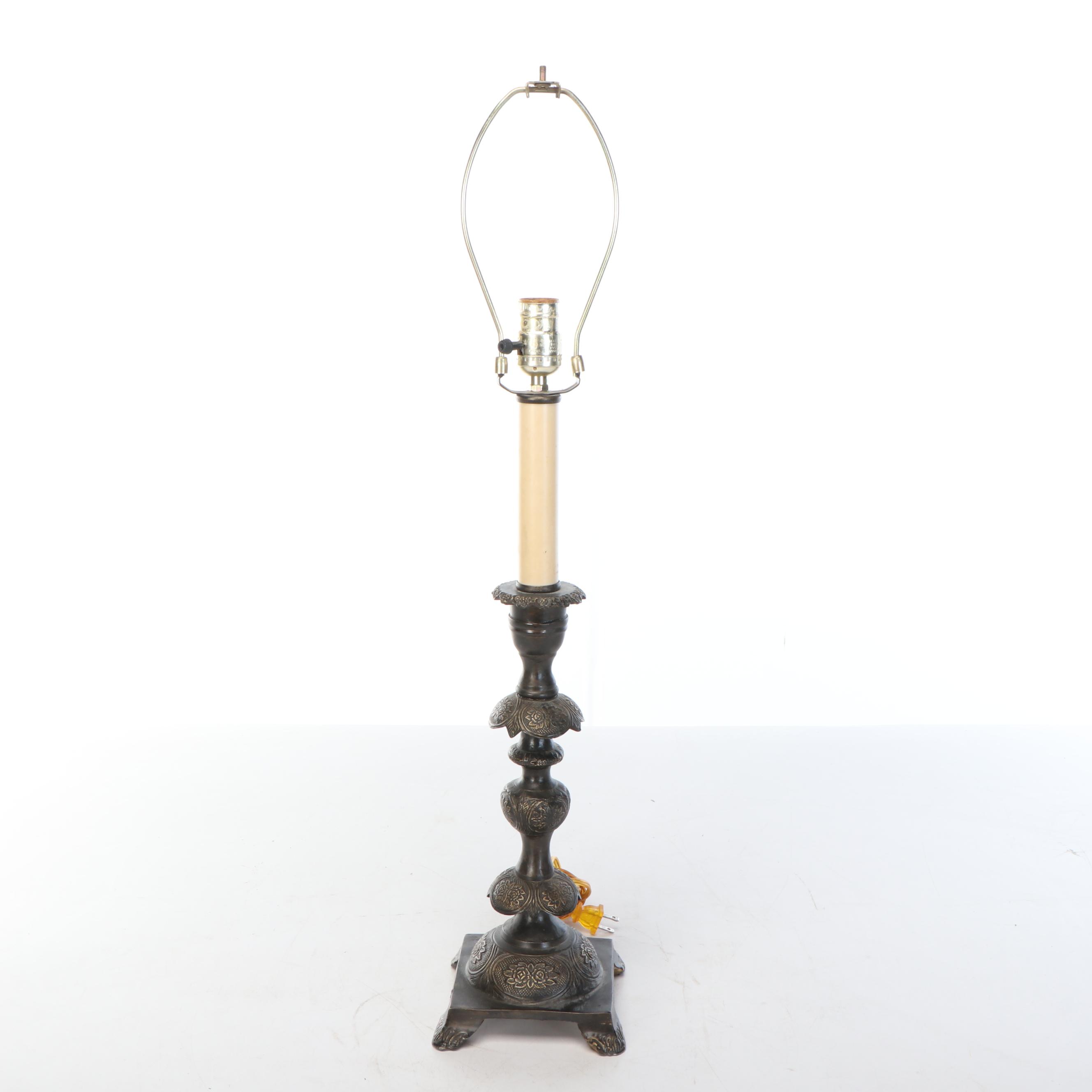 Kirkland's and Other Neoclassical Style Candlestick Table Lamps