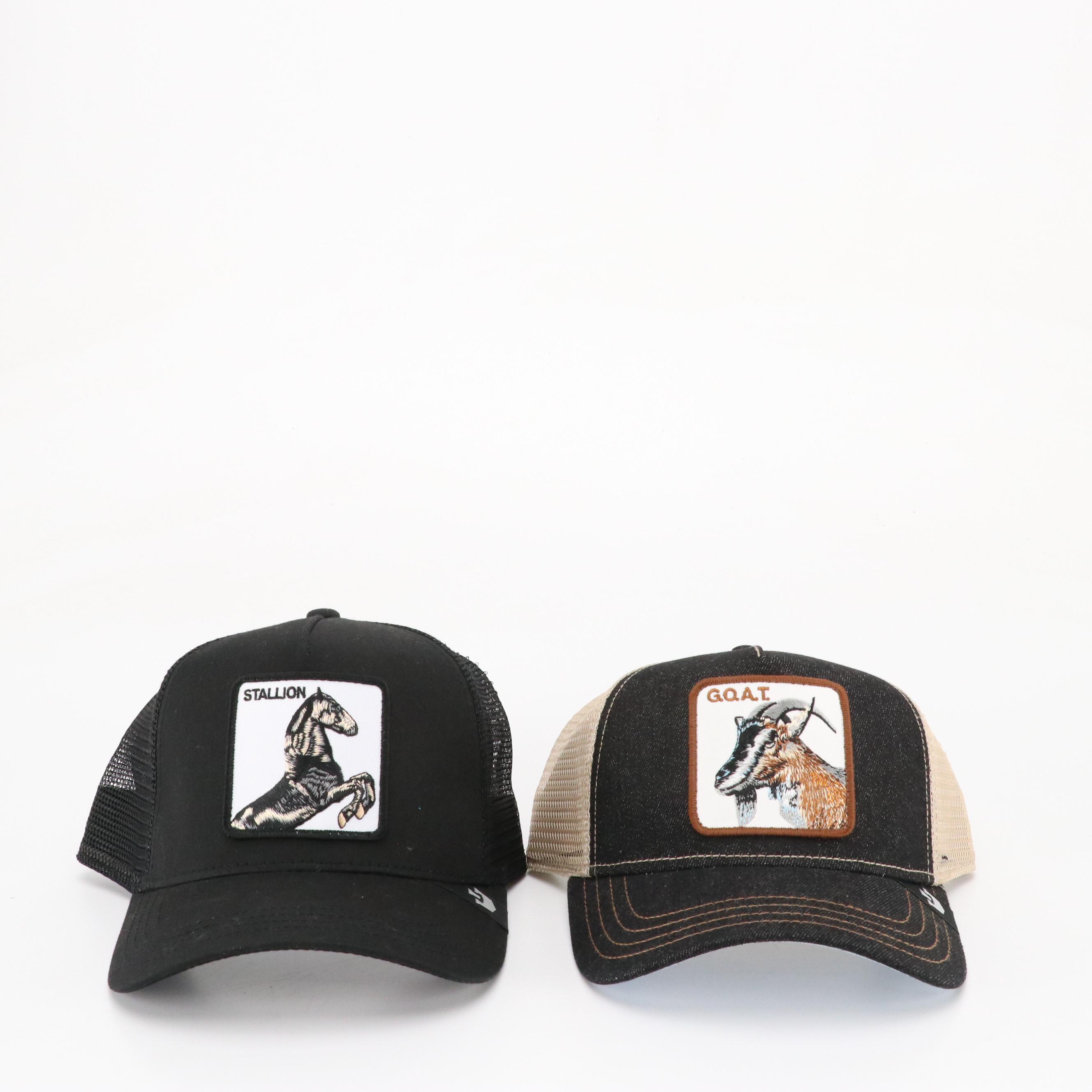 Goorin Bros Unisex Snapback Trucker Hats Ft. "G.O.A.T", "Nuts", "Boss" & More