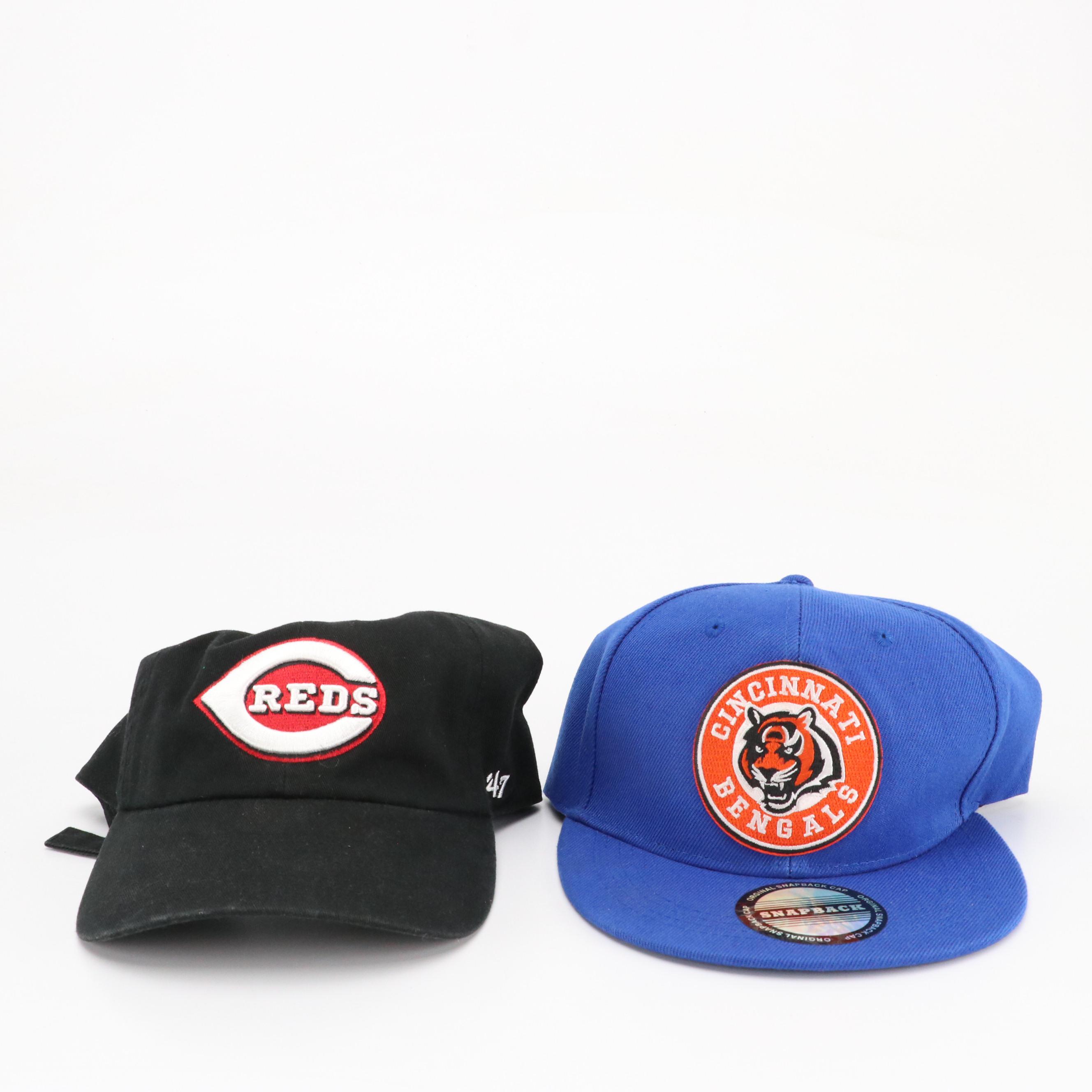 New Era Cincinnati Reds 59 Fifty Fitted Cap with More Sports Team Baseball Caps