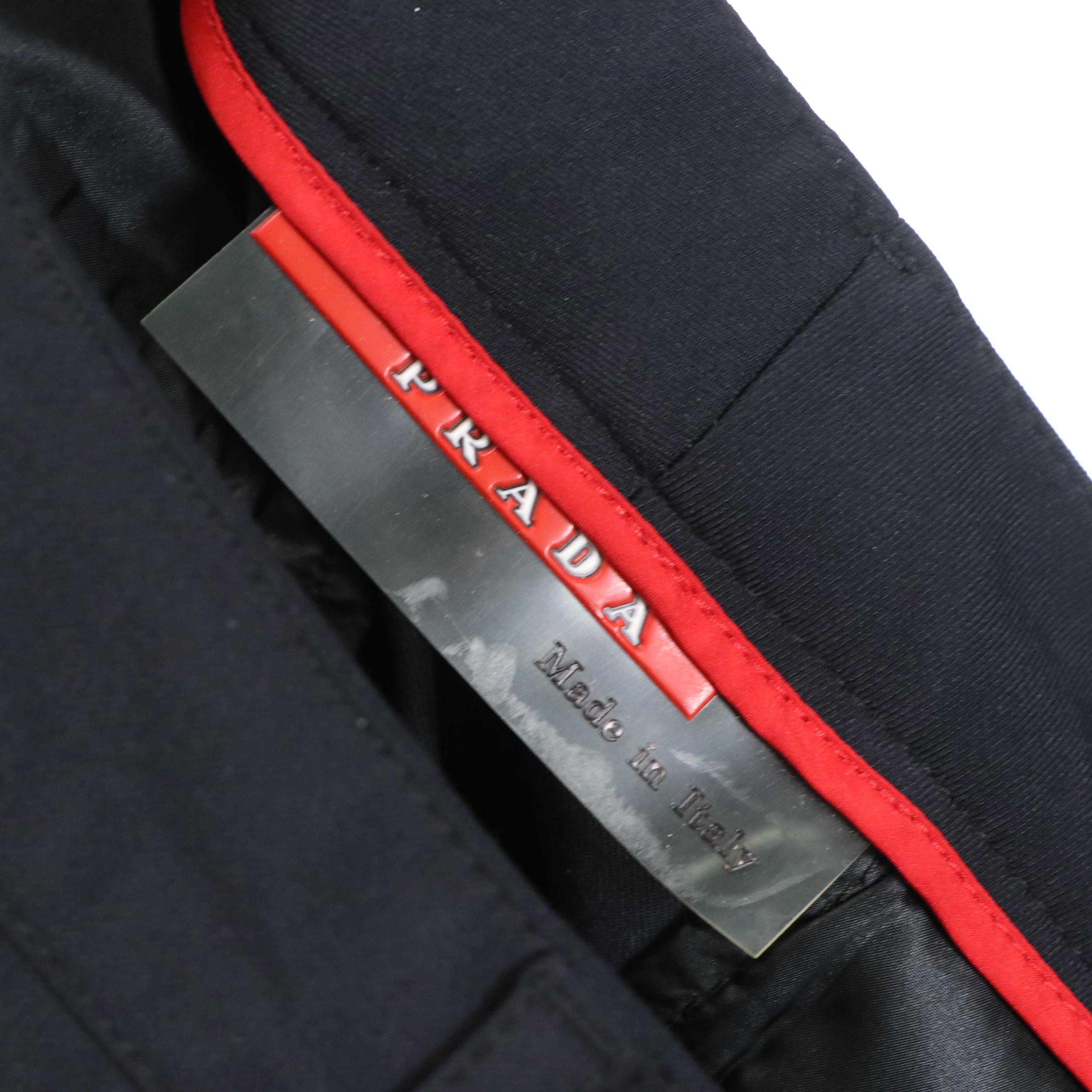 Prada Sport Straight Leg Pants in Nylon Blend