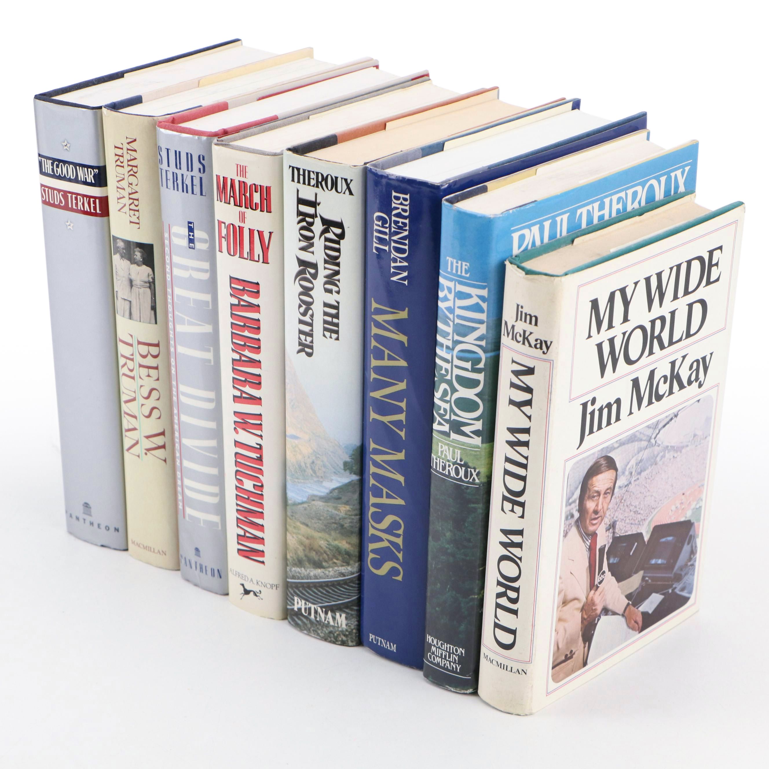 Signed First Edition "The Kingdom by the Sea" by Paul Theroux and More Books