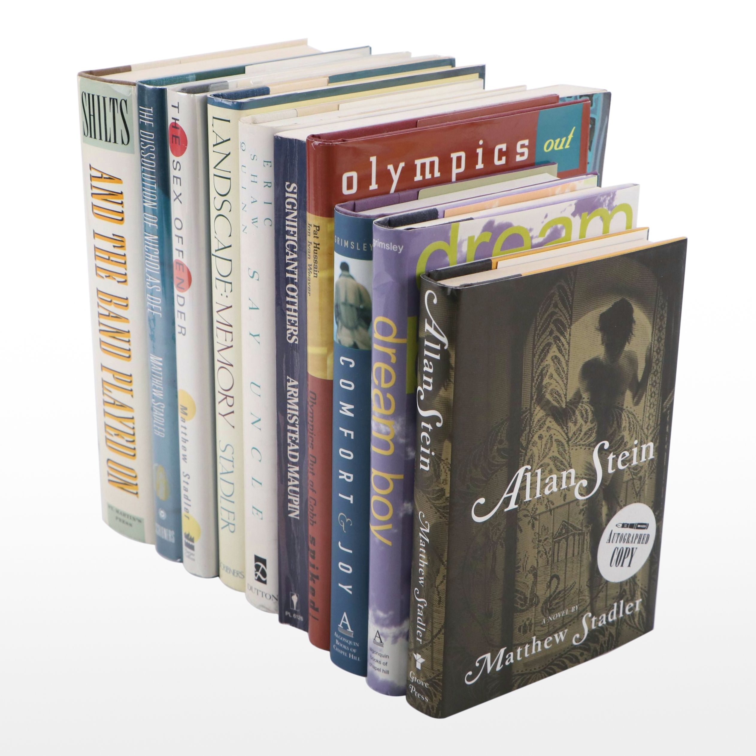 Signed First Edition "Allan Stein" by Matthew Stadler and More Books