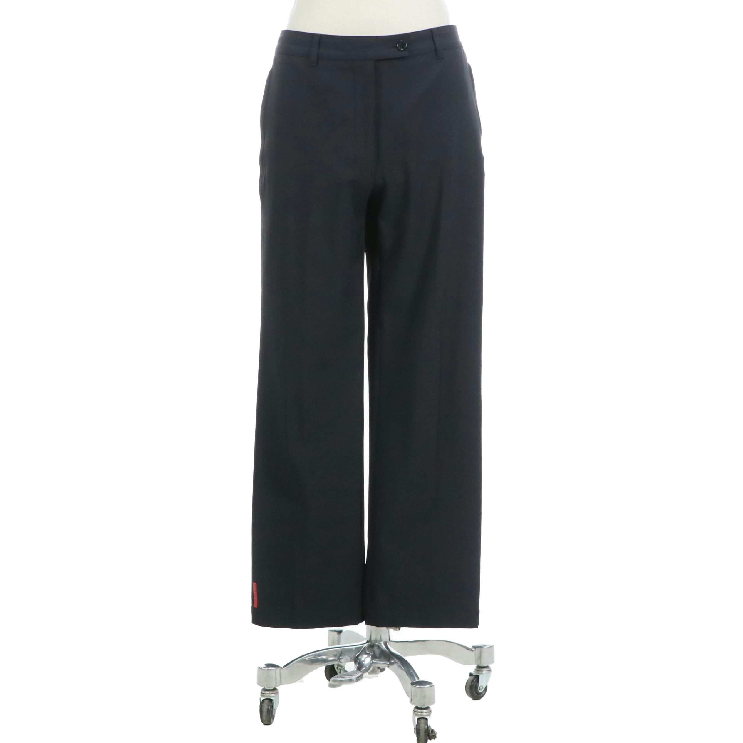 Prada Sport Straight Leg Pants in Nylon Blend