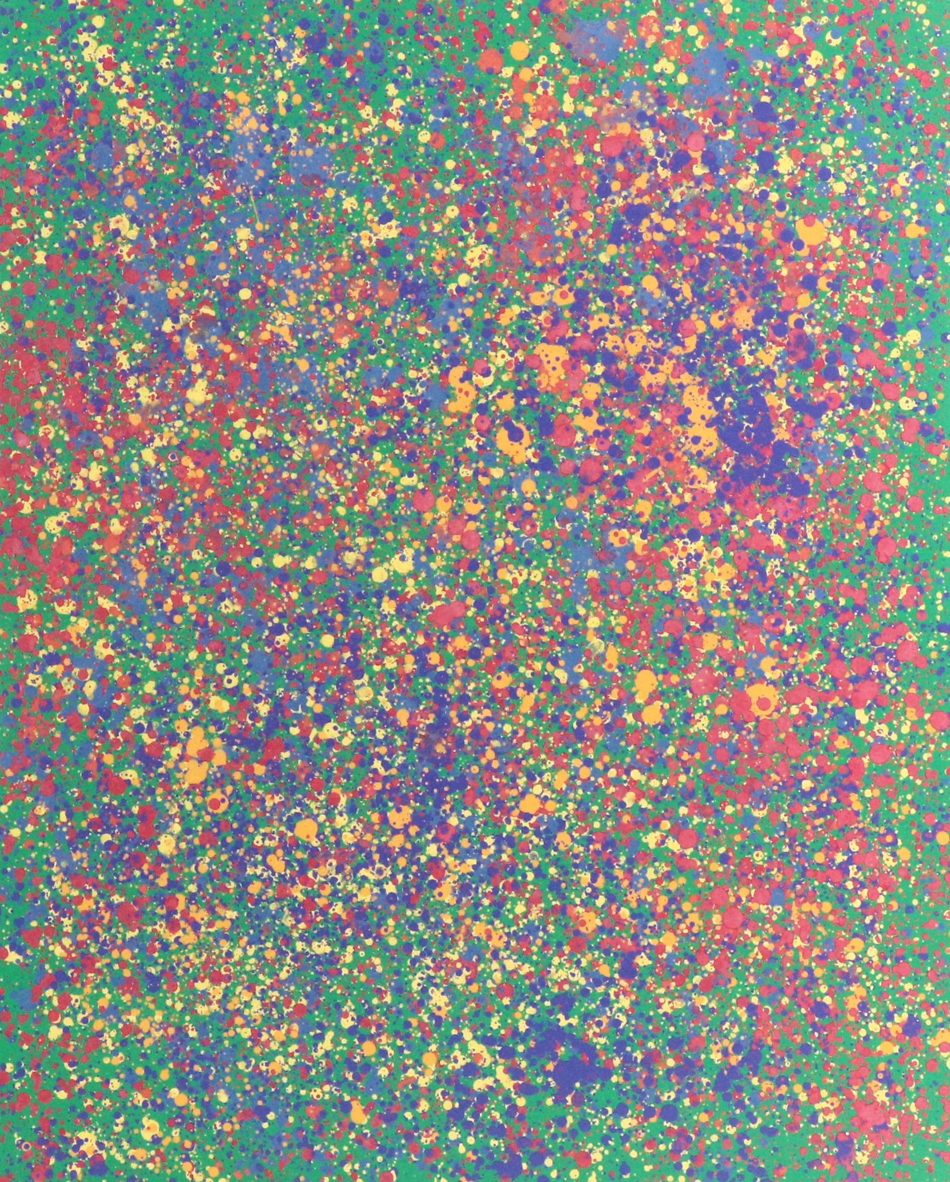 Jason Michael Durham Abstract Mixed Media Painting "Wildflowers," 2025