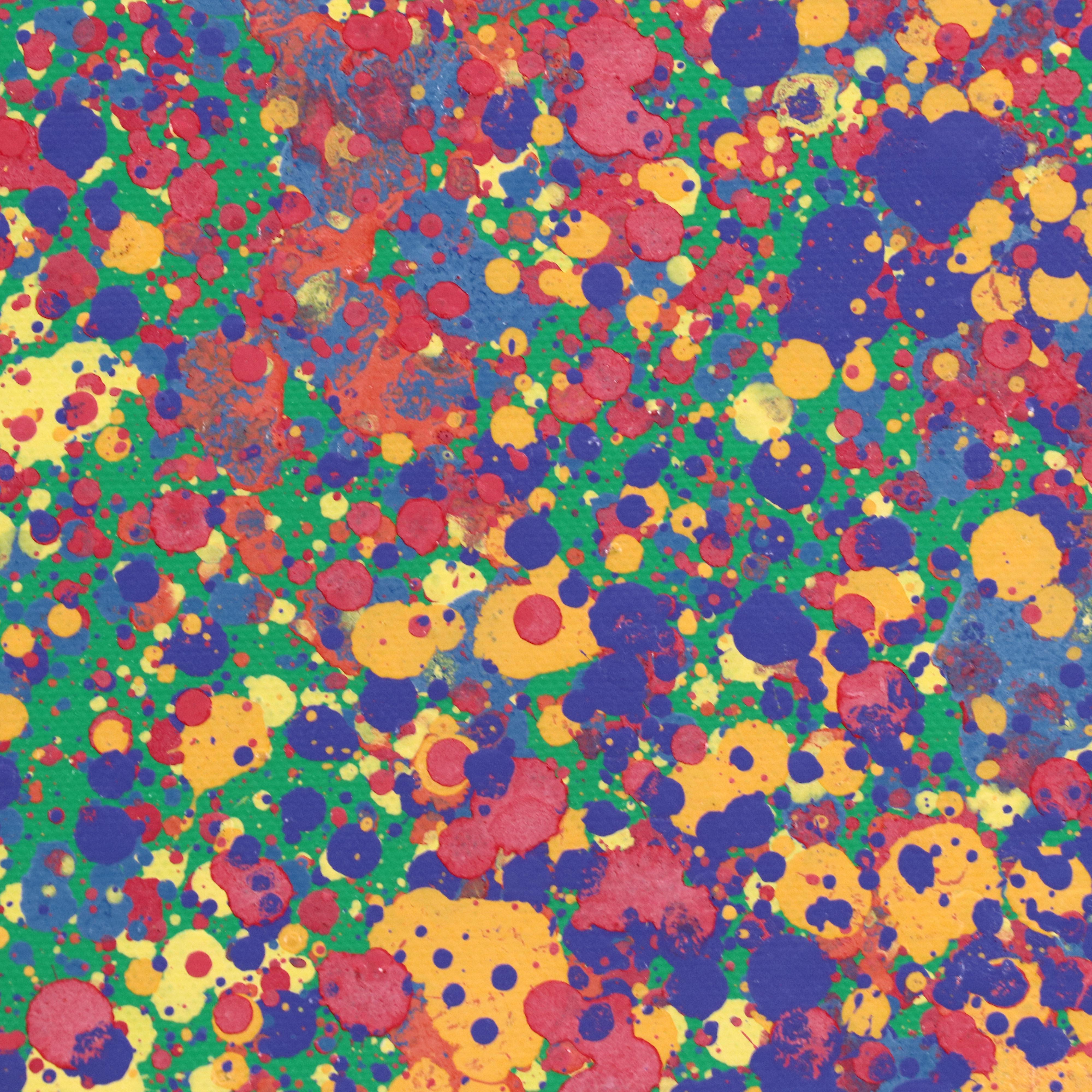 Jason Michael Durham Abstract Mixed Media Painting "Wildflowers," 2025