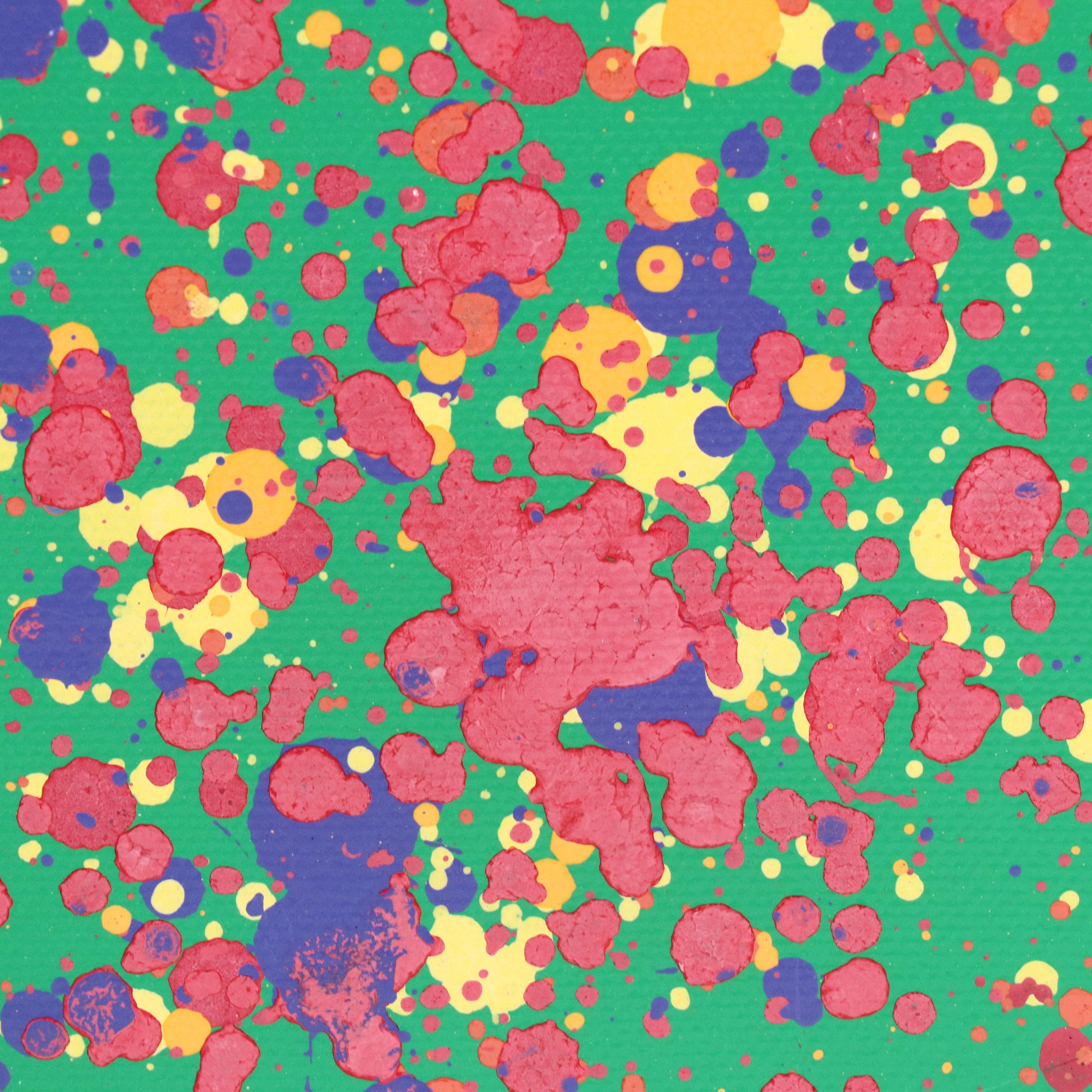 Jason Michael Durham Abstract Mixed Media Painting "Wildflowers," 2025