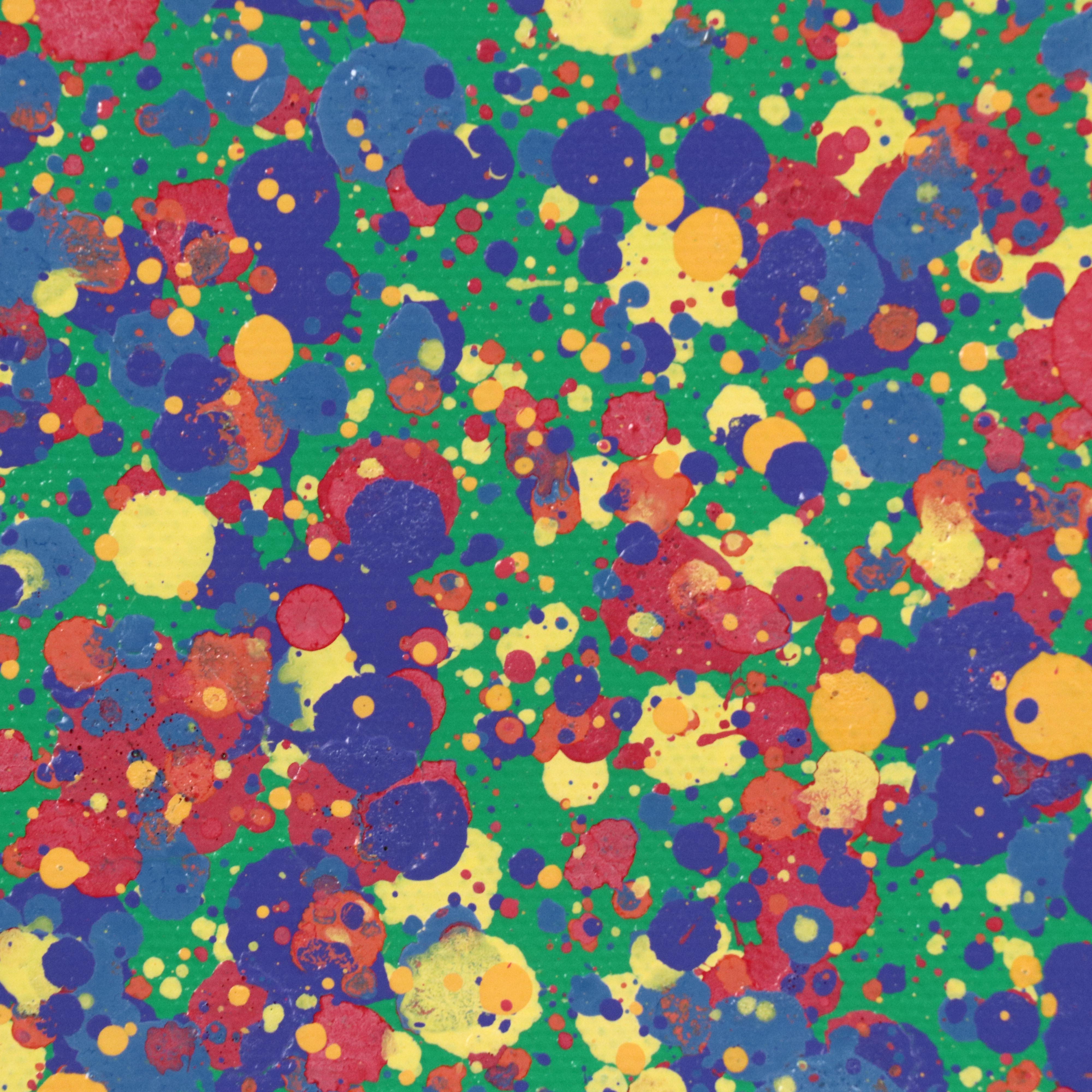 Jason Michael Durham Abstract Mixed Media Painting "Wildflowers," 2025