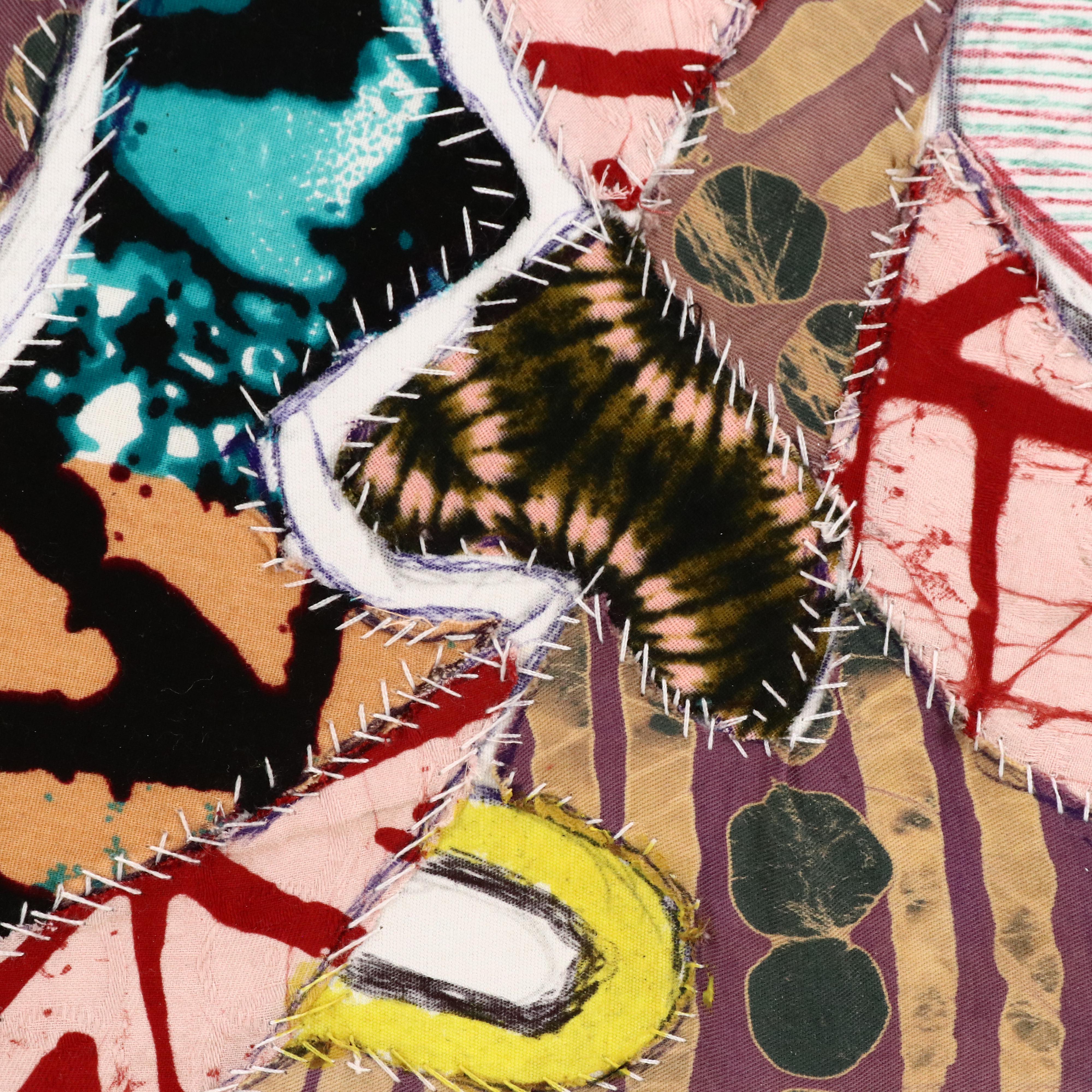 Kayode Buraimoh Stylized Mixed Media Collage Portrait, 2024