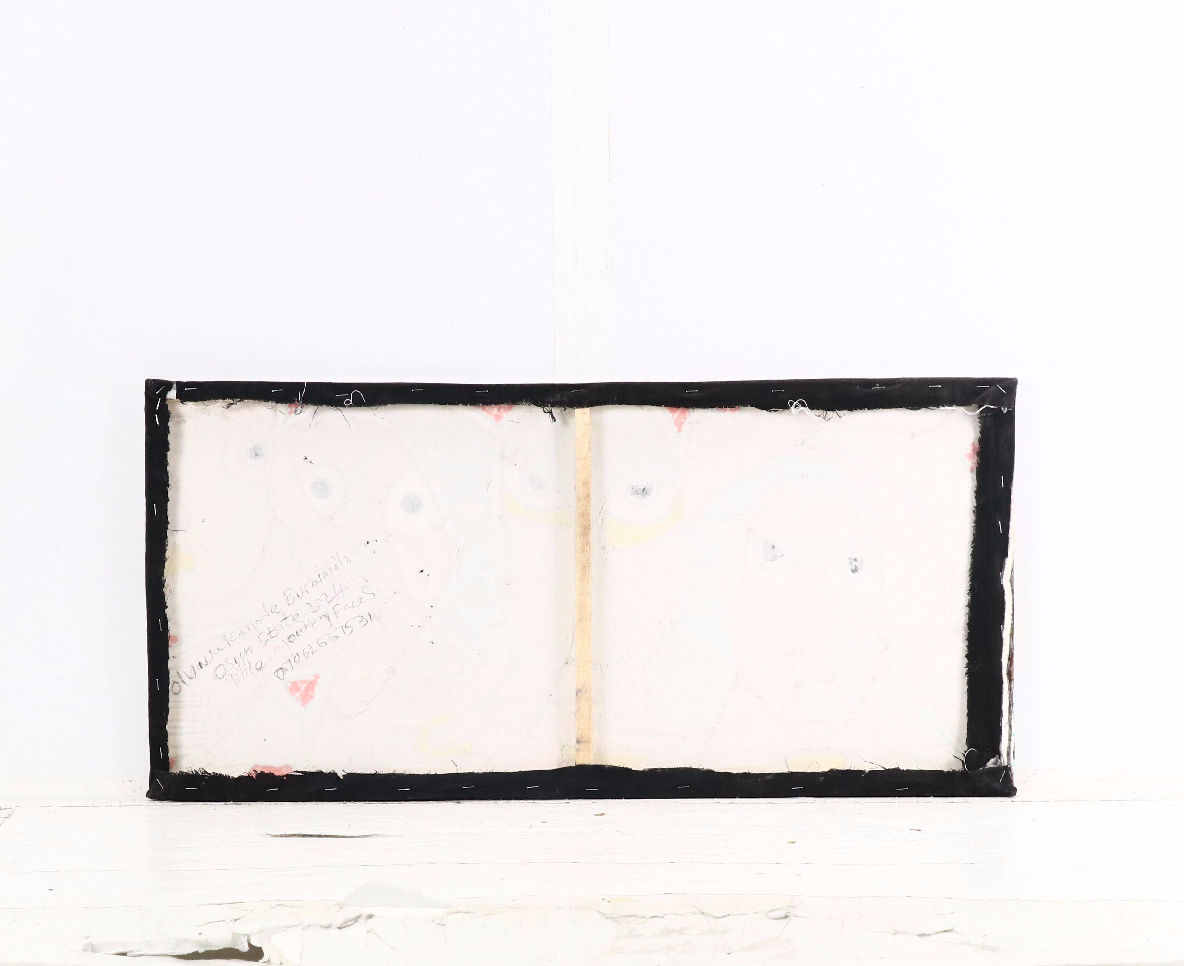 Kayode Buraimoh Stylized Mixed Media Collage Portrait, 2024