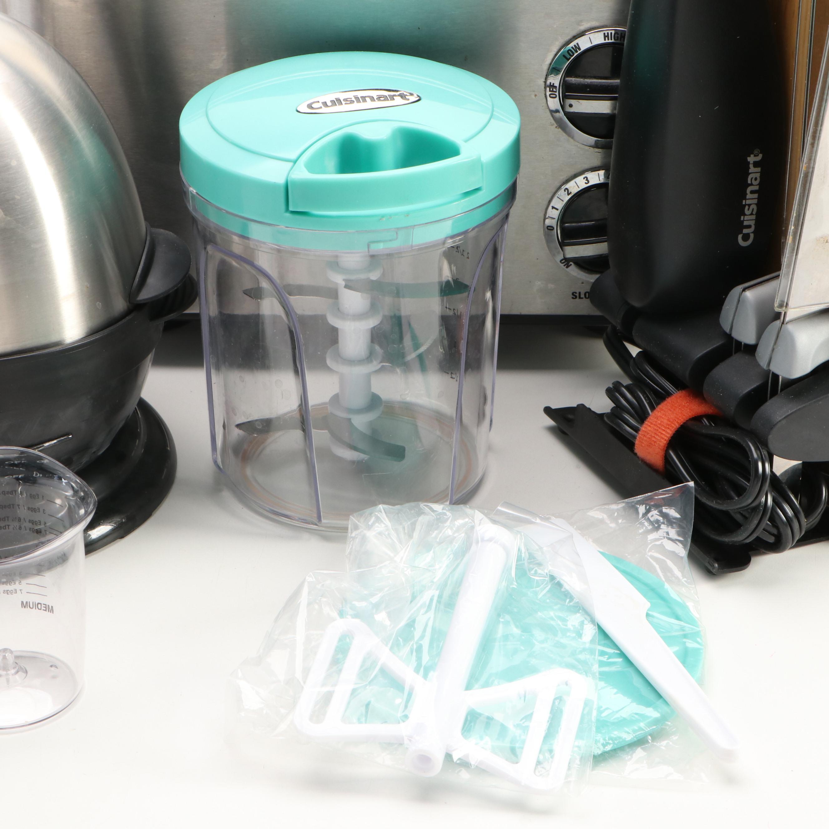 Cuisinart Egg Cooker, Electric Knife, Slow Cooker and Food Processor