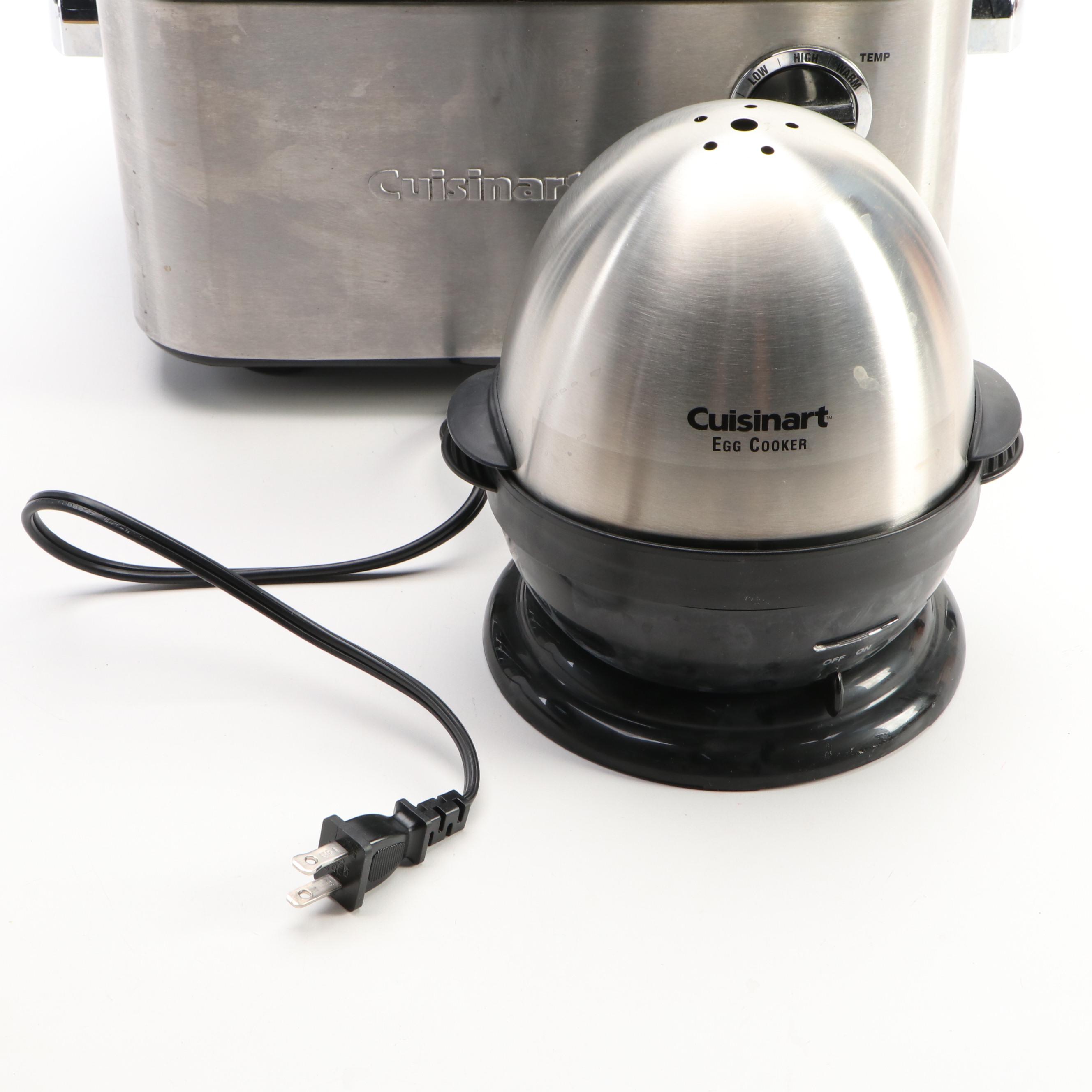 Cuisinart Egg Cooker, Electric Knife, Slow Cooker and Food Processor
