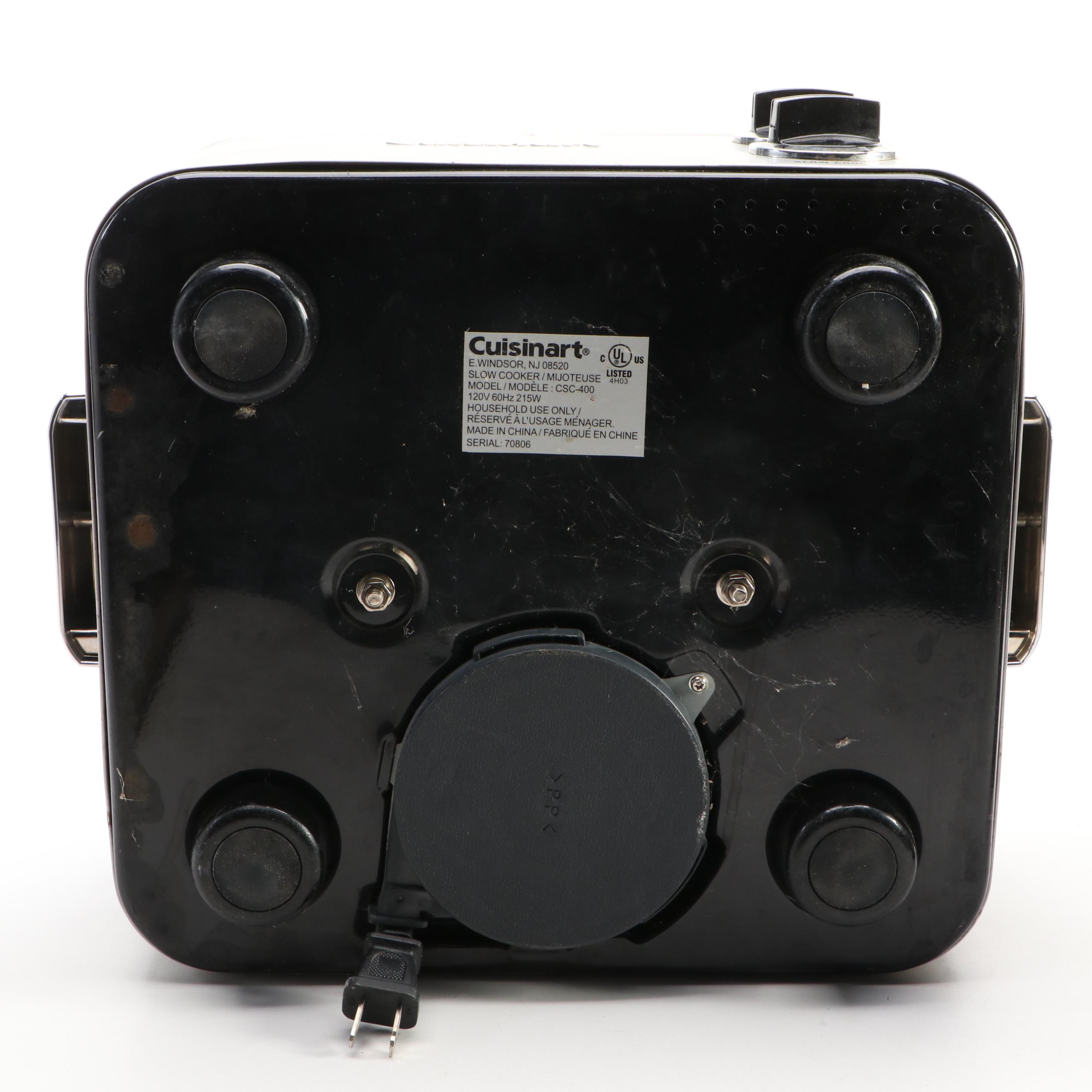 Cuisinart Egg Cooker, Electric Knife, Slow Cooker and Food Processor