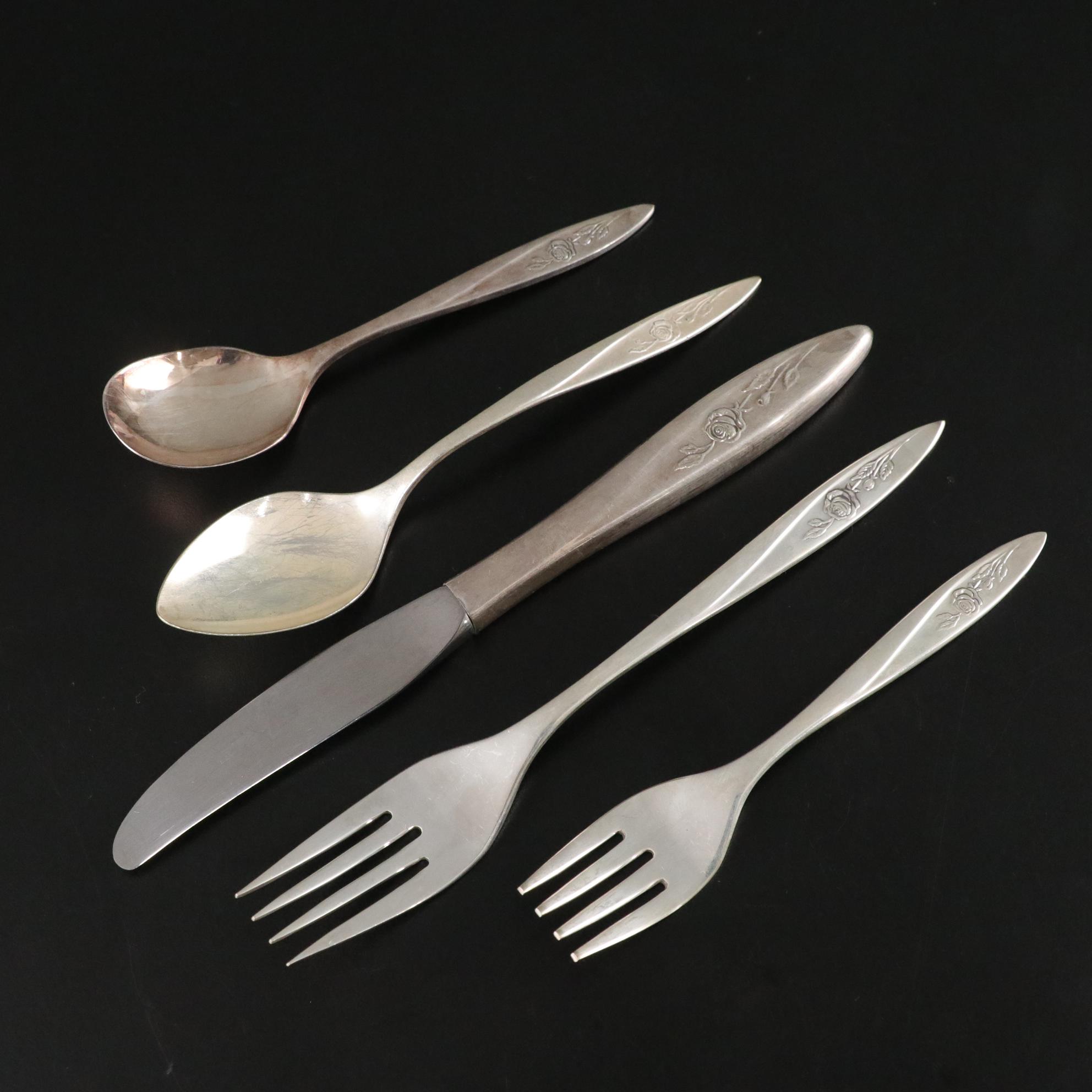 Silver Plate Flatware Collection Featuring Roger Bros. & More