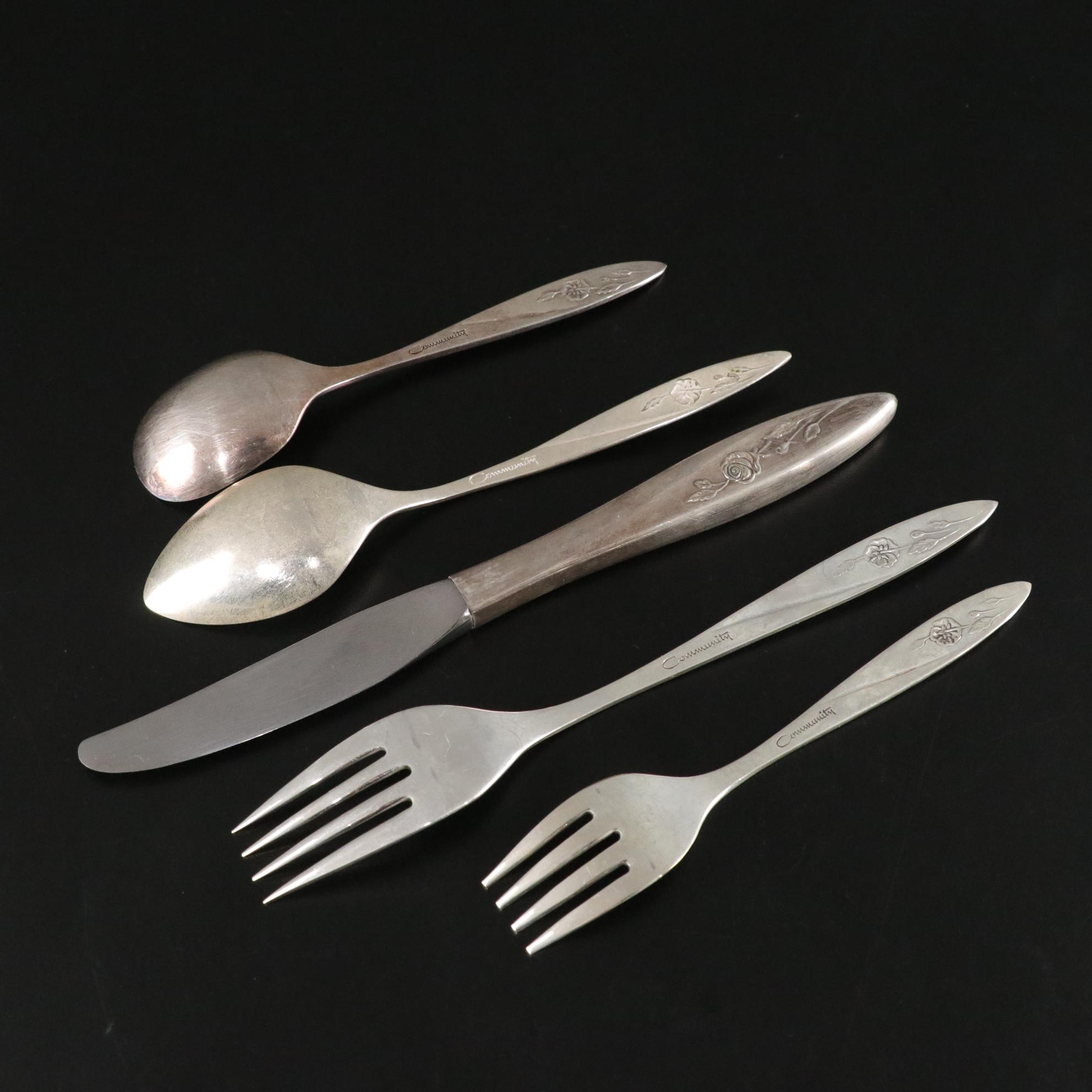 Silver Plate Flatware Collection Featuring Roger Bros. & More