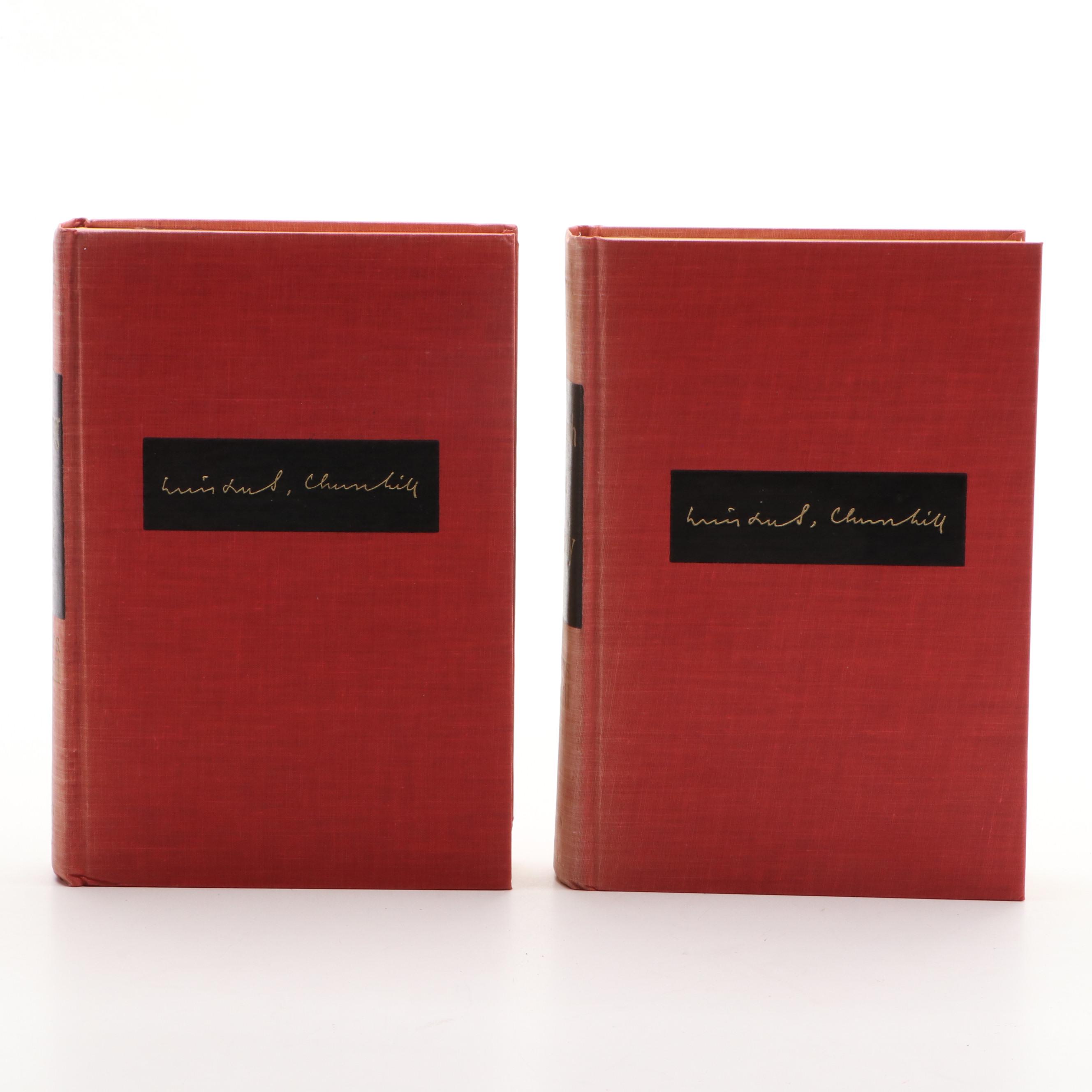 Book Club Edition "The Second World War" Complete Set by Winston S. Churchill