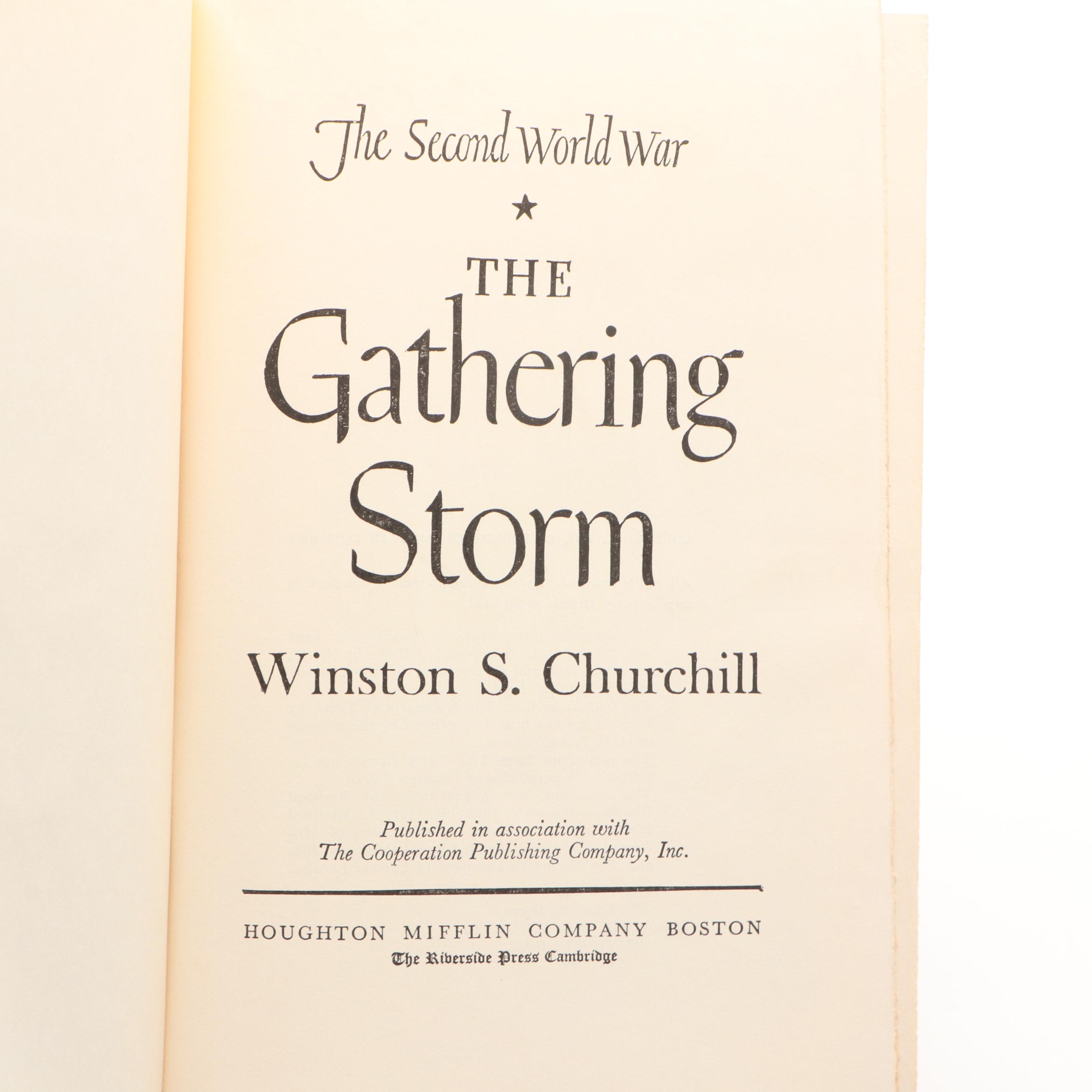 Book Club Edition "The Second World War" Complete Set by Winston S. Churchill