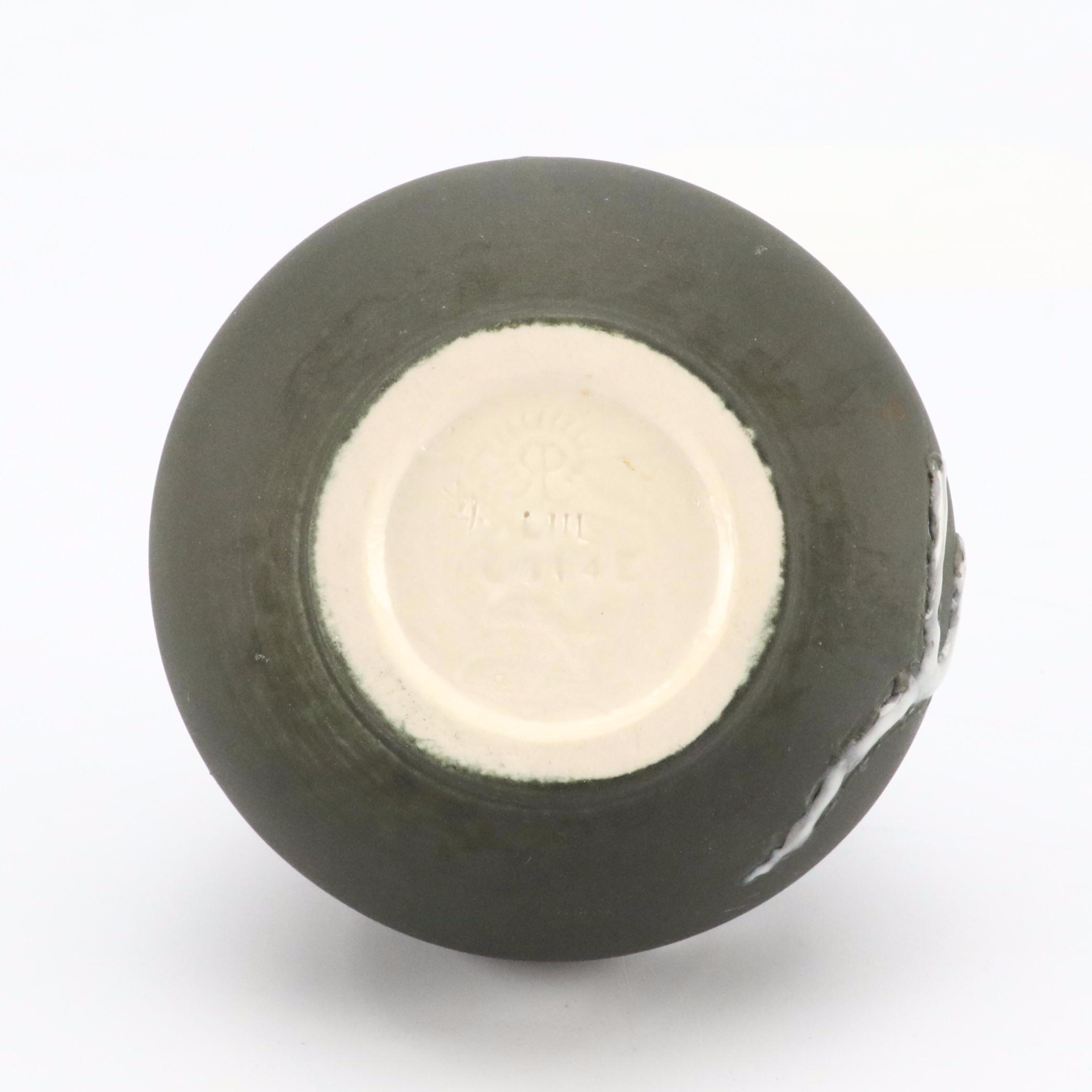 Rookwood Pottery Vases with Commerative Baseball Ashtray