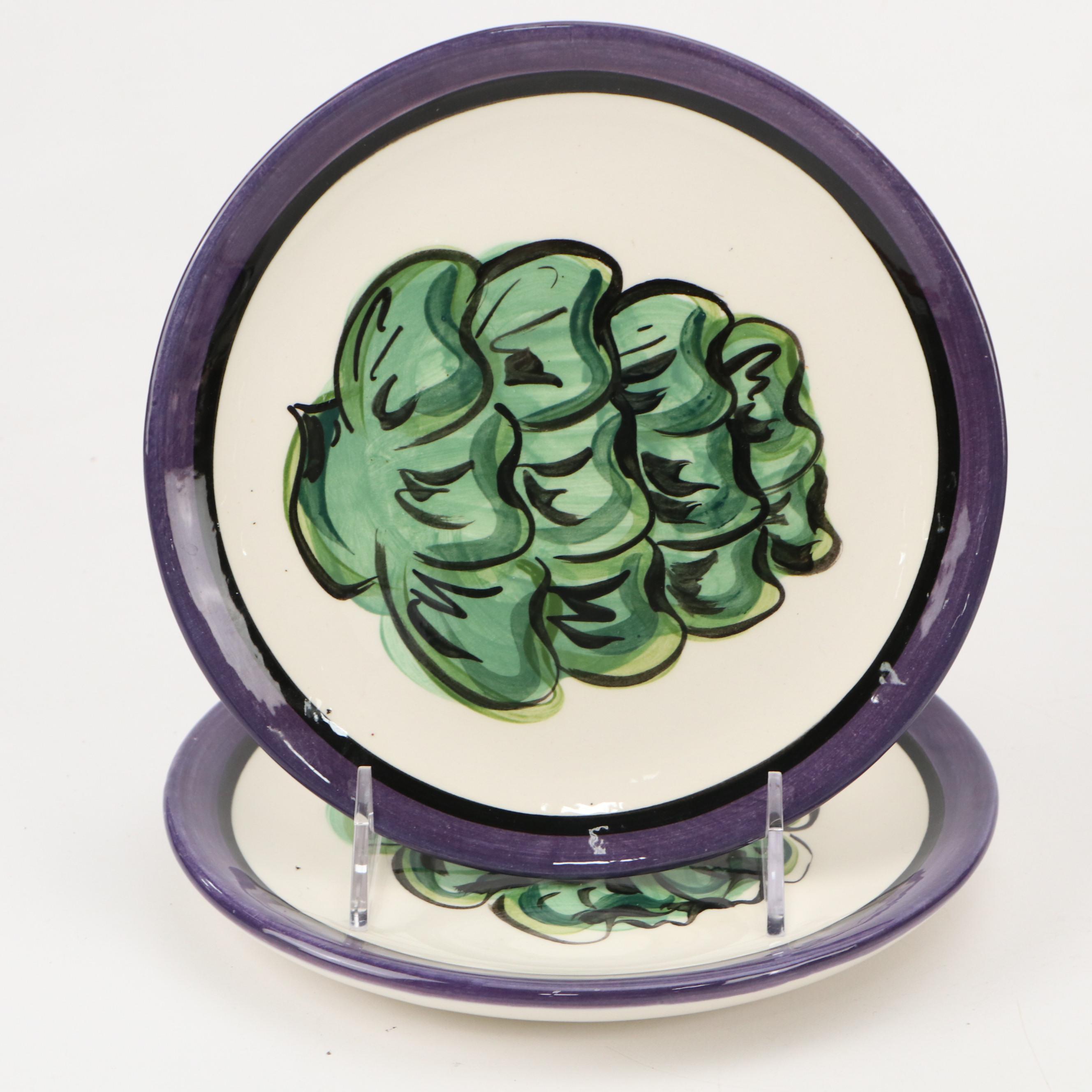 Vicki Carroll Hand-Painted Ceramic Canisters and Table Accessories