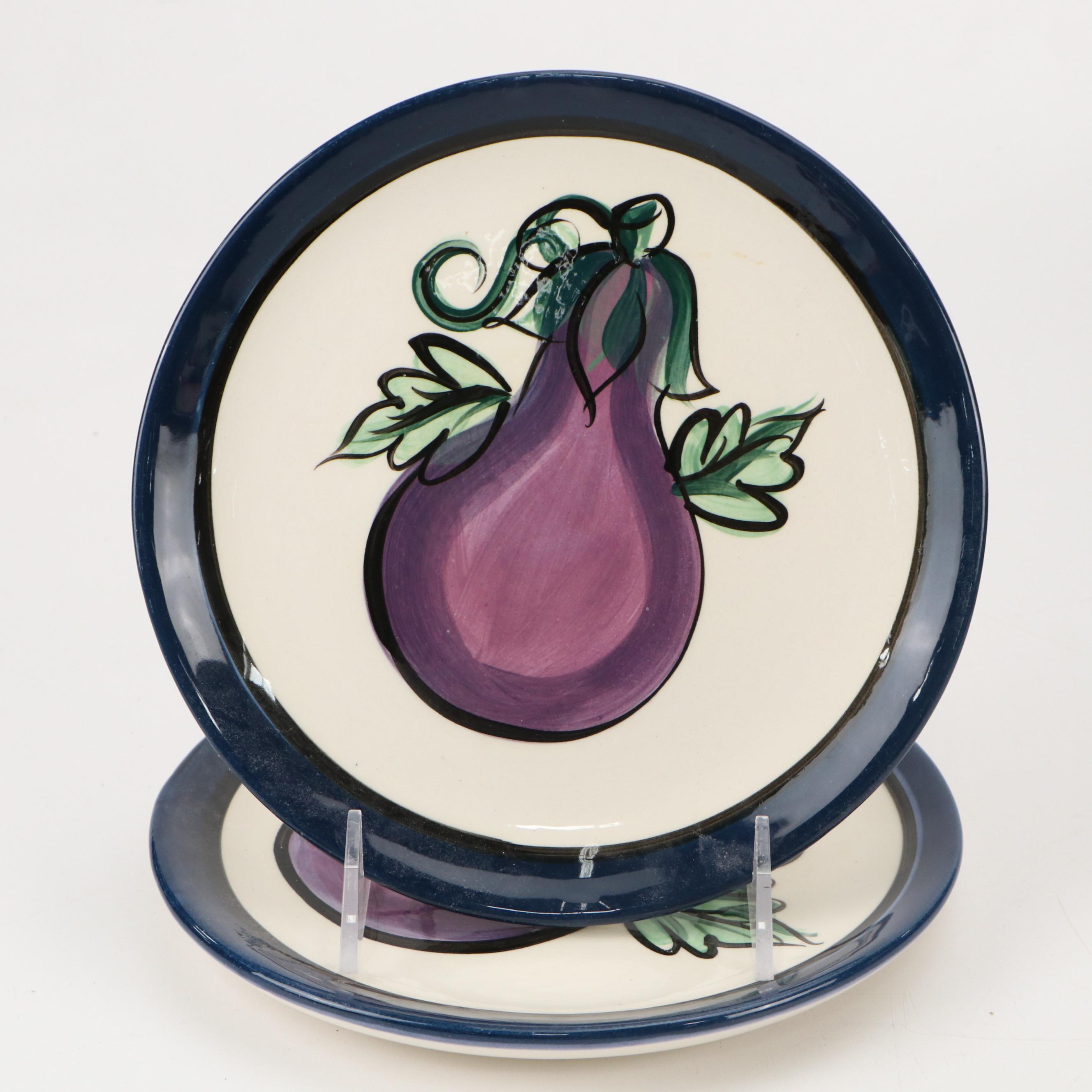 Vicki Carroll Hand-Painted Ceramic Canisters and Table Accessories