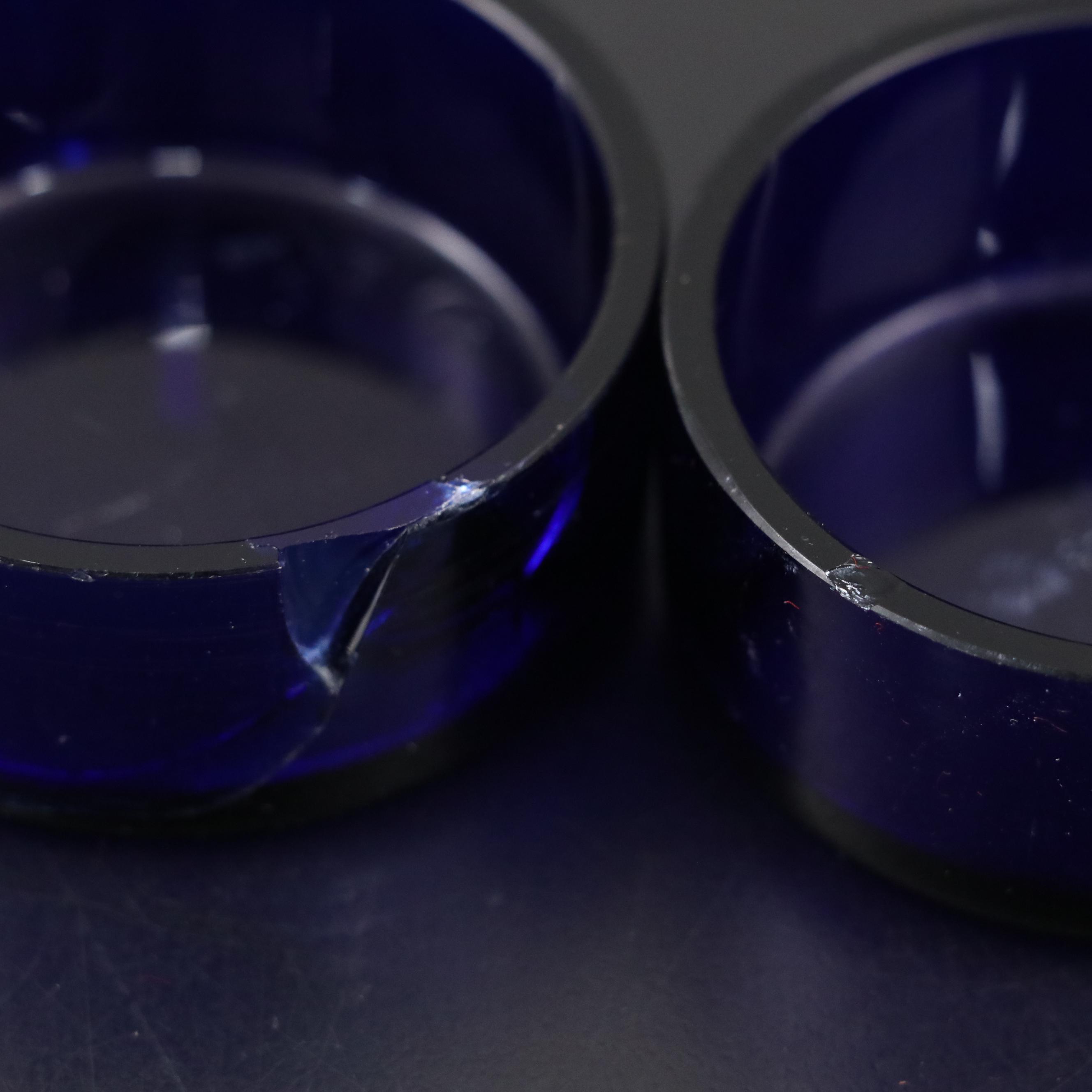 Caldwell Sterling Salt Cellars with Sterling Spoons and Crown Sterling Shears