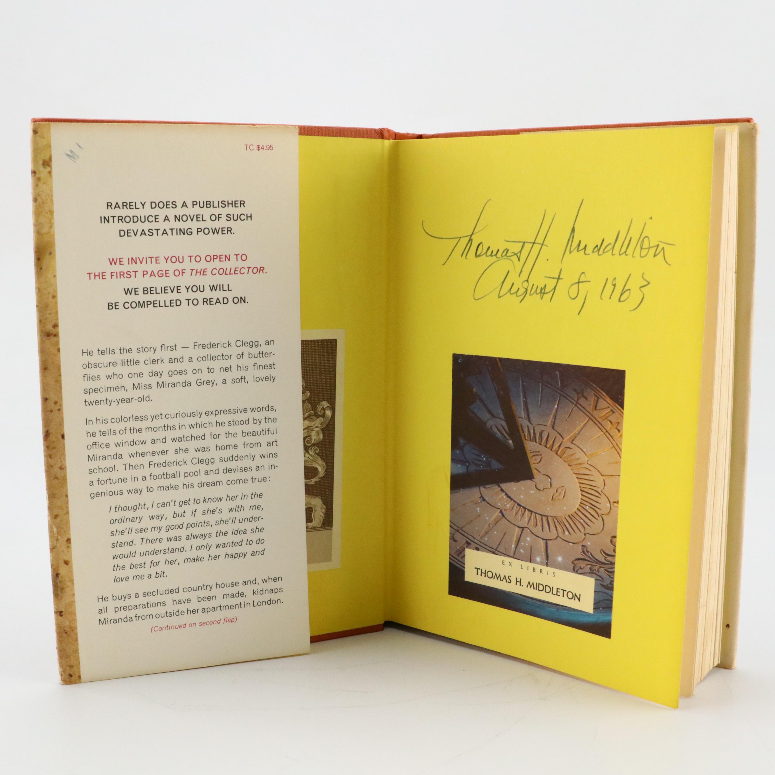 First American Edition "The Collector" by John Fowles and More Books