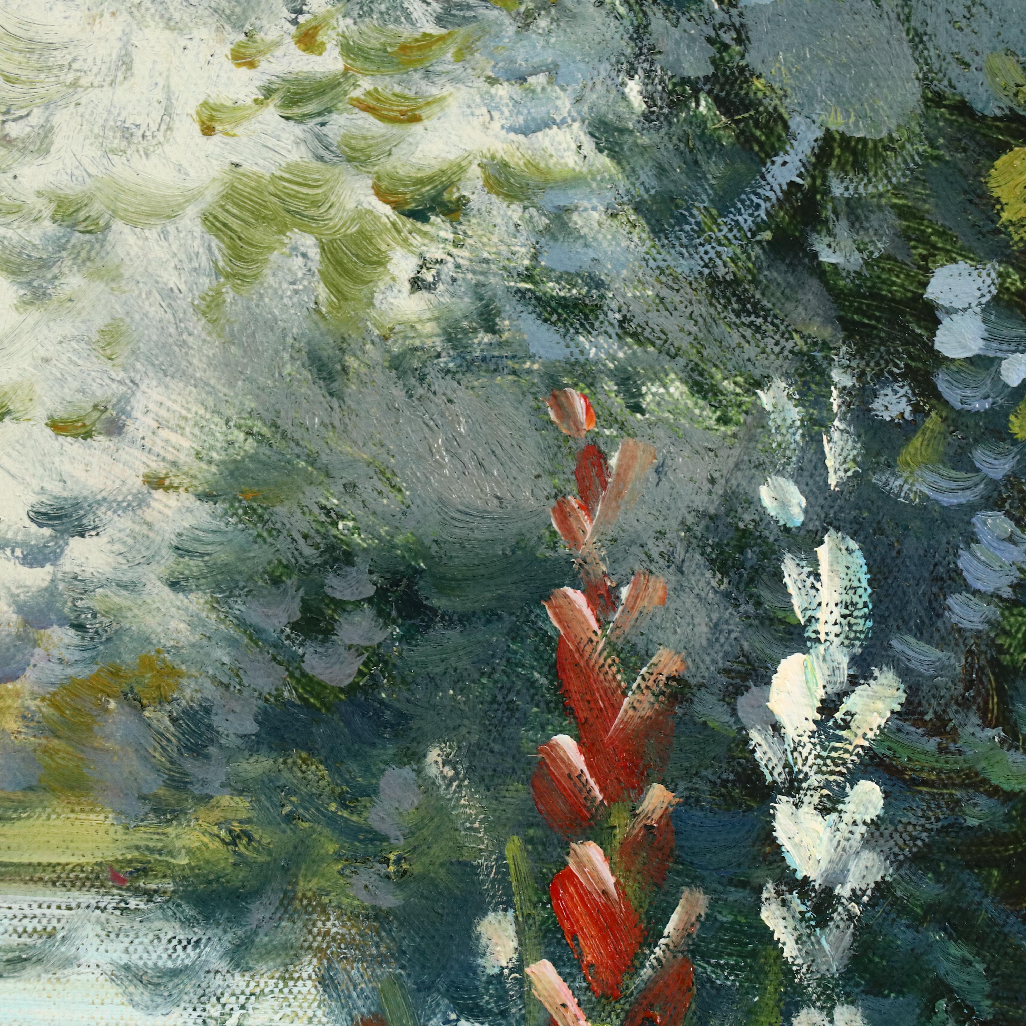 Lake Landscape Oil Painting