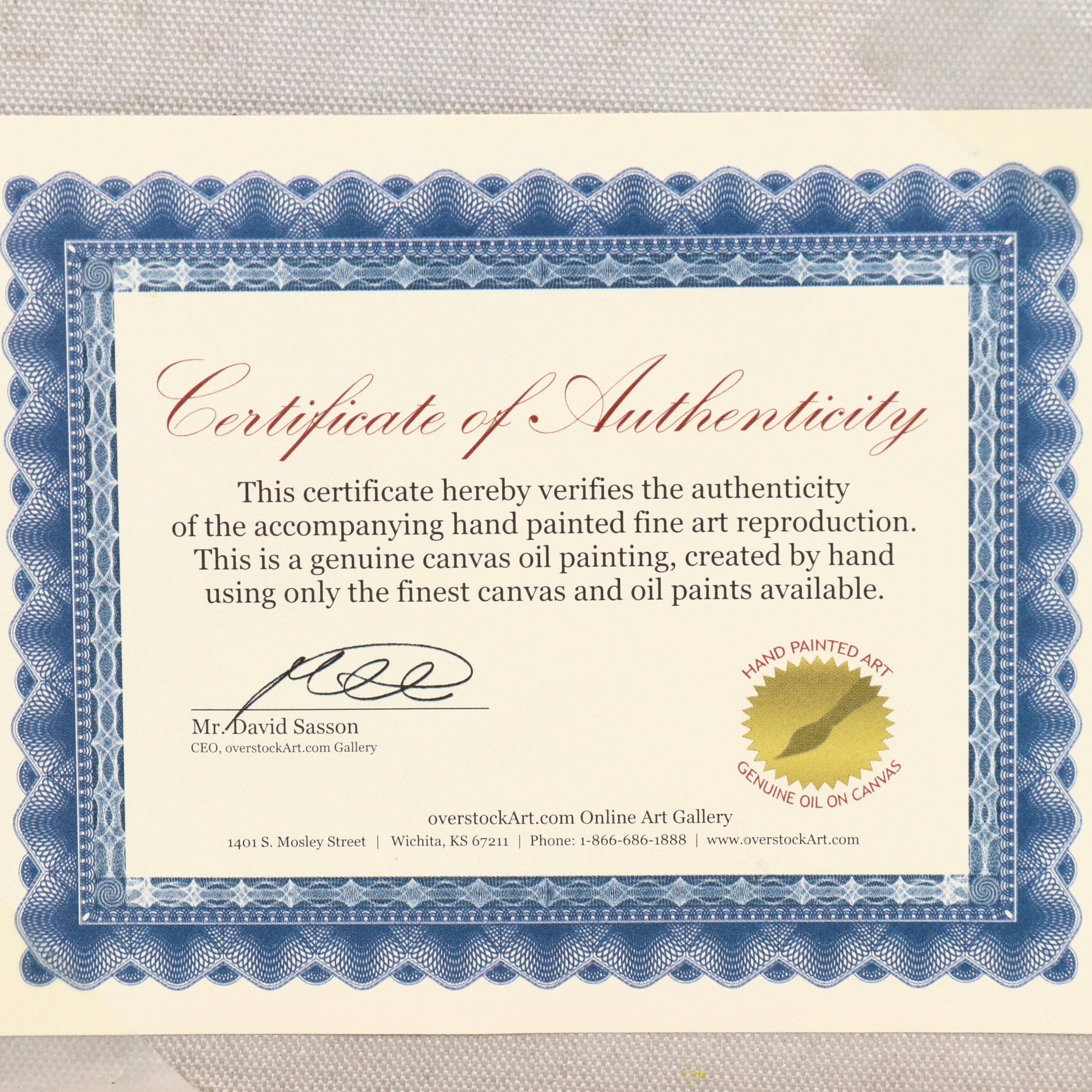 Lake Landscape Oil Painting