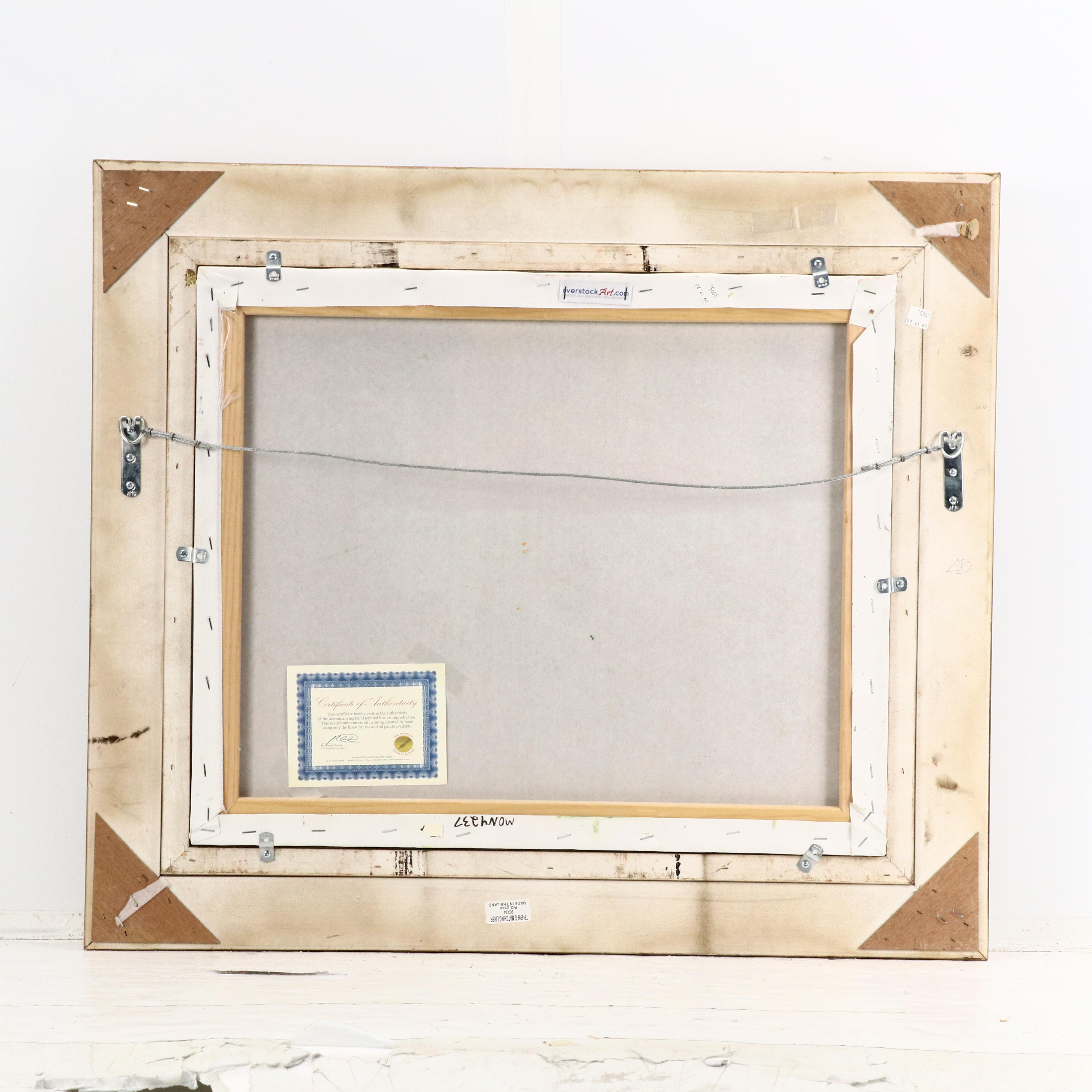 Lake Landscape Oil Painting