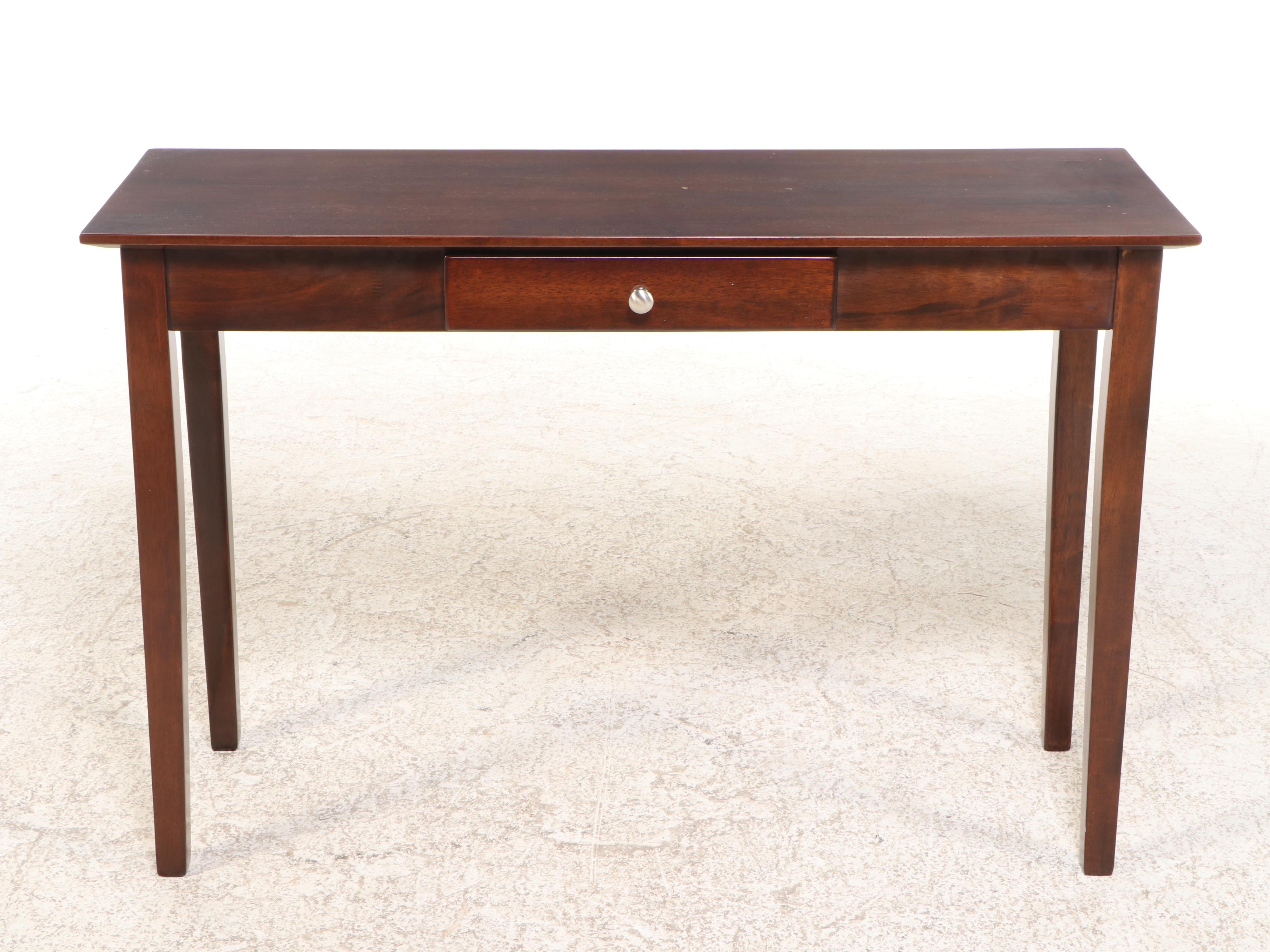 Shaker Style Acacia Wood Console Table