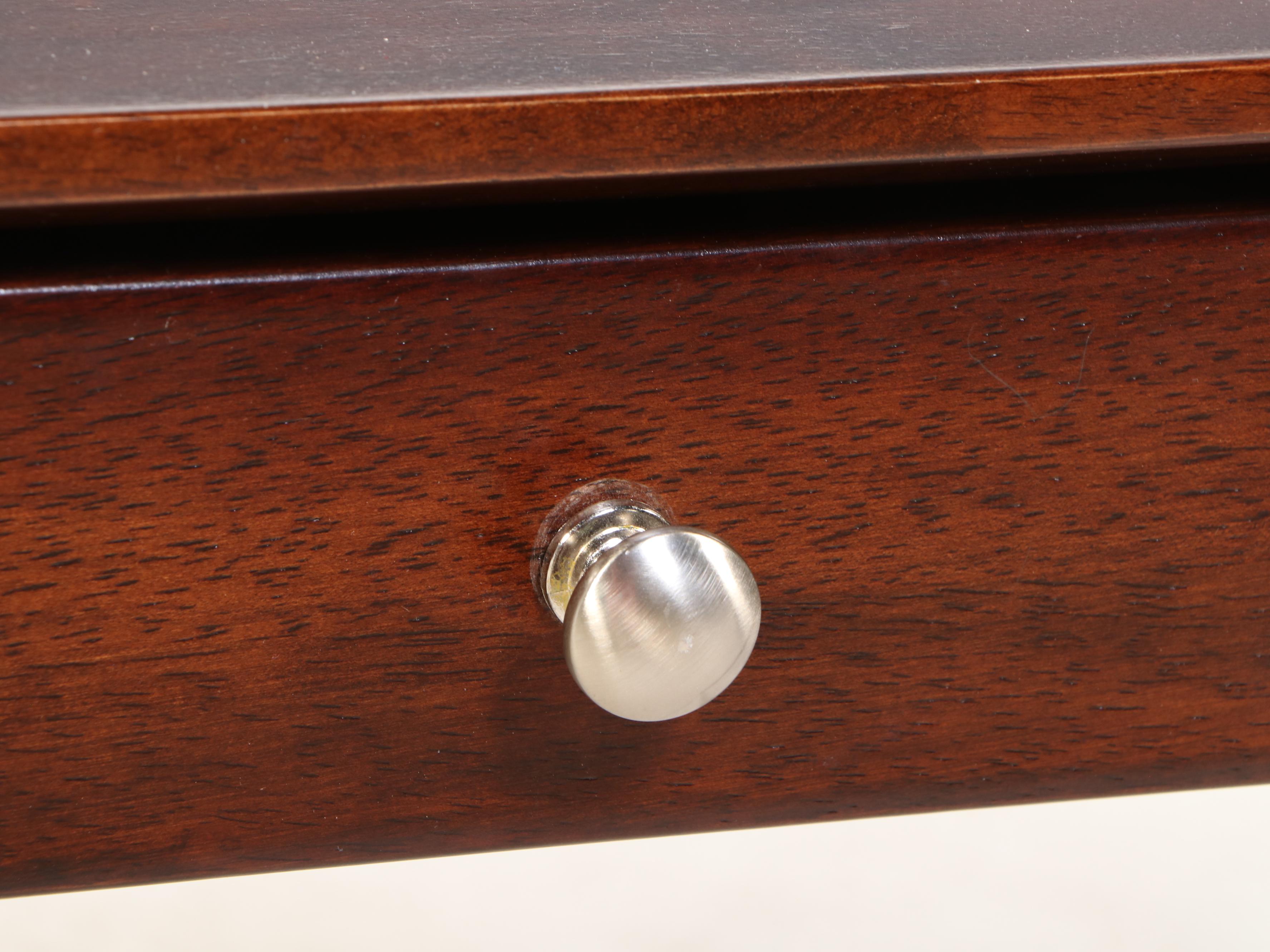 Shaker Style Acacia Wood Console Table