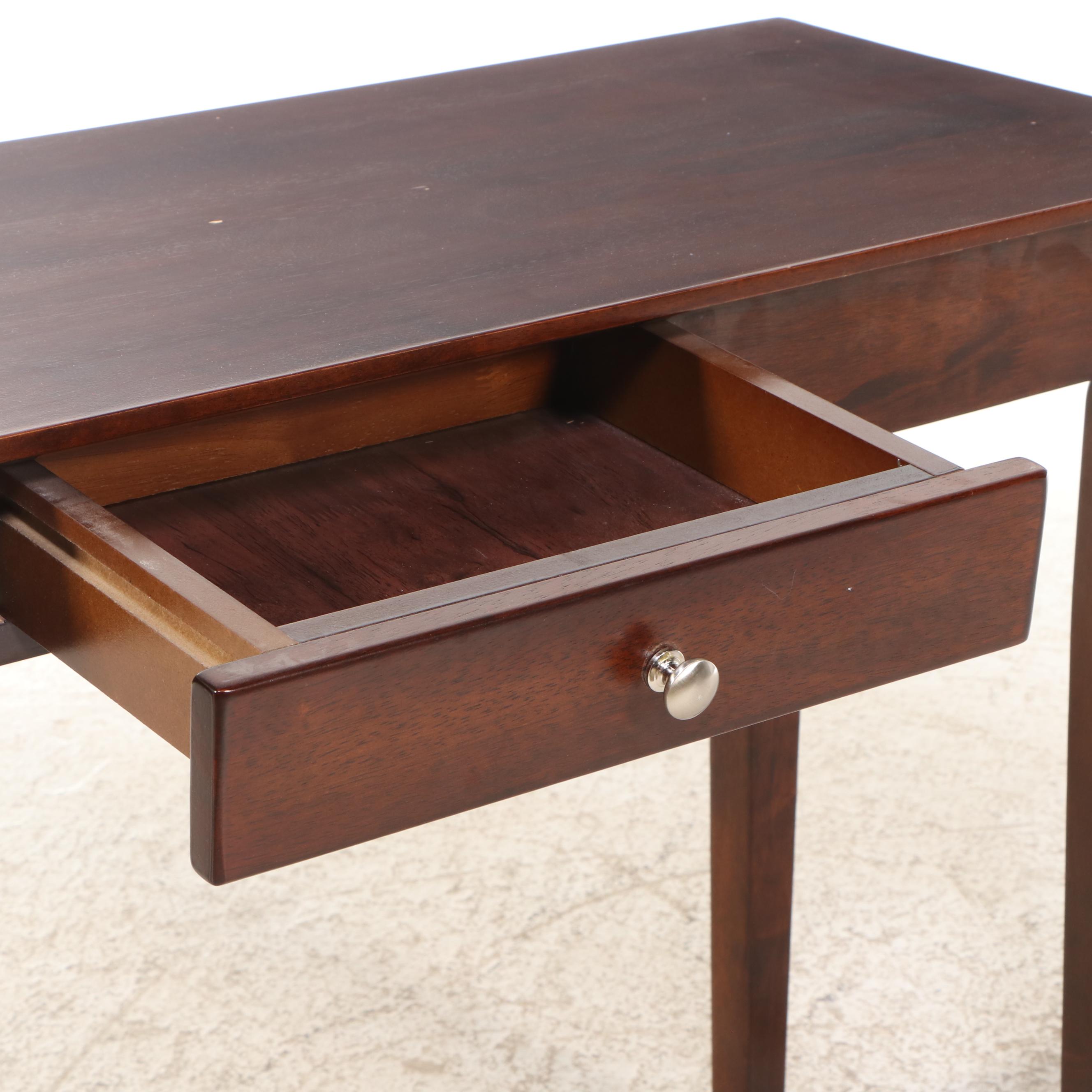 Shaker Style Acacia Wood Console Table