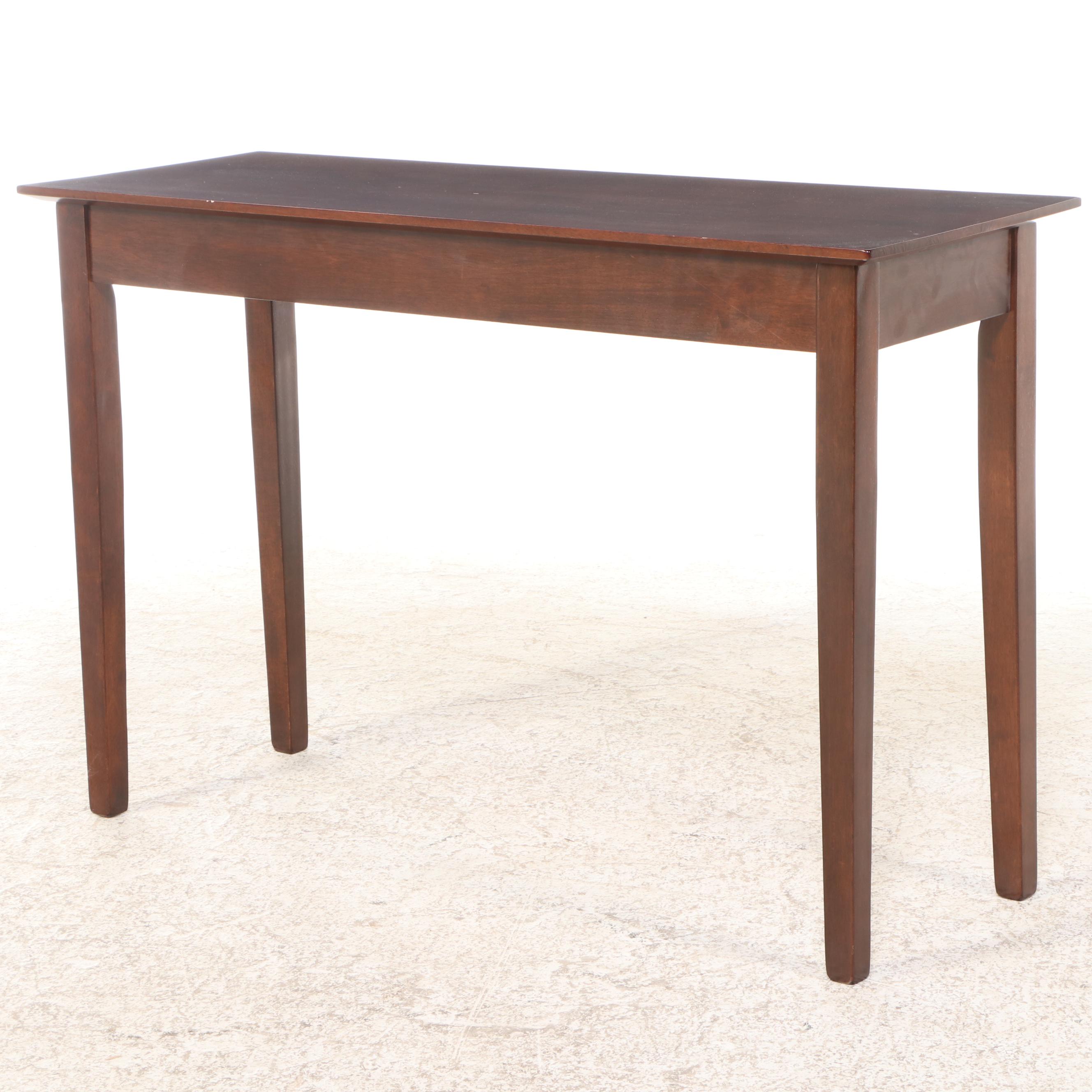 Shaker Style Acacia Wood Console Table