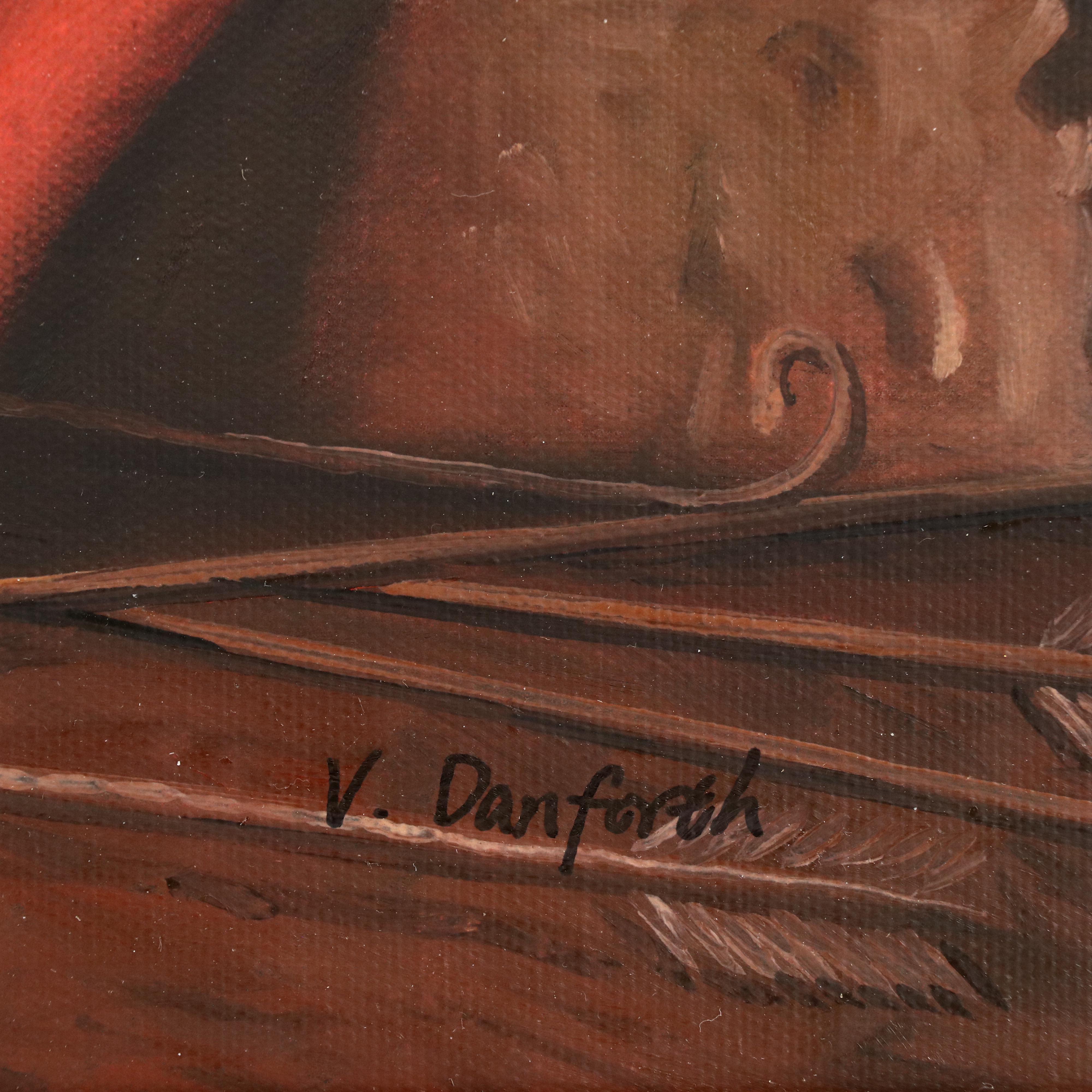 Embellished Giclée After Jacques-Louis David "Patroclus"