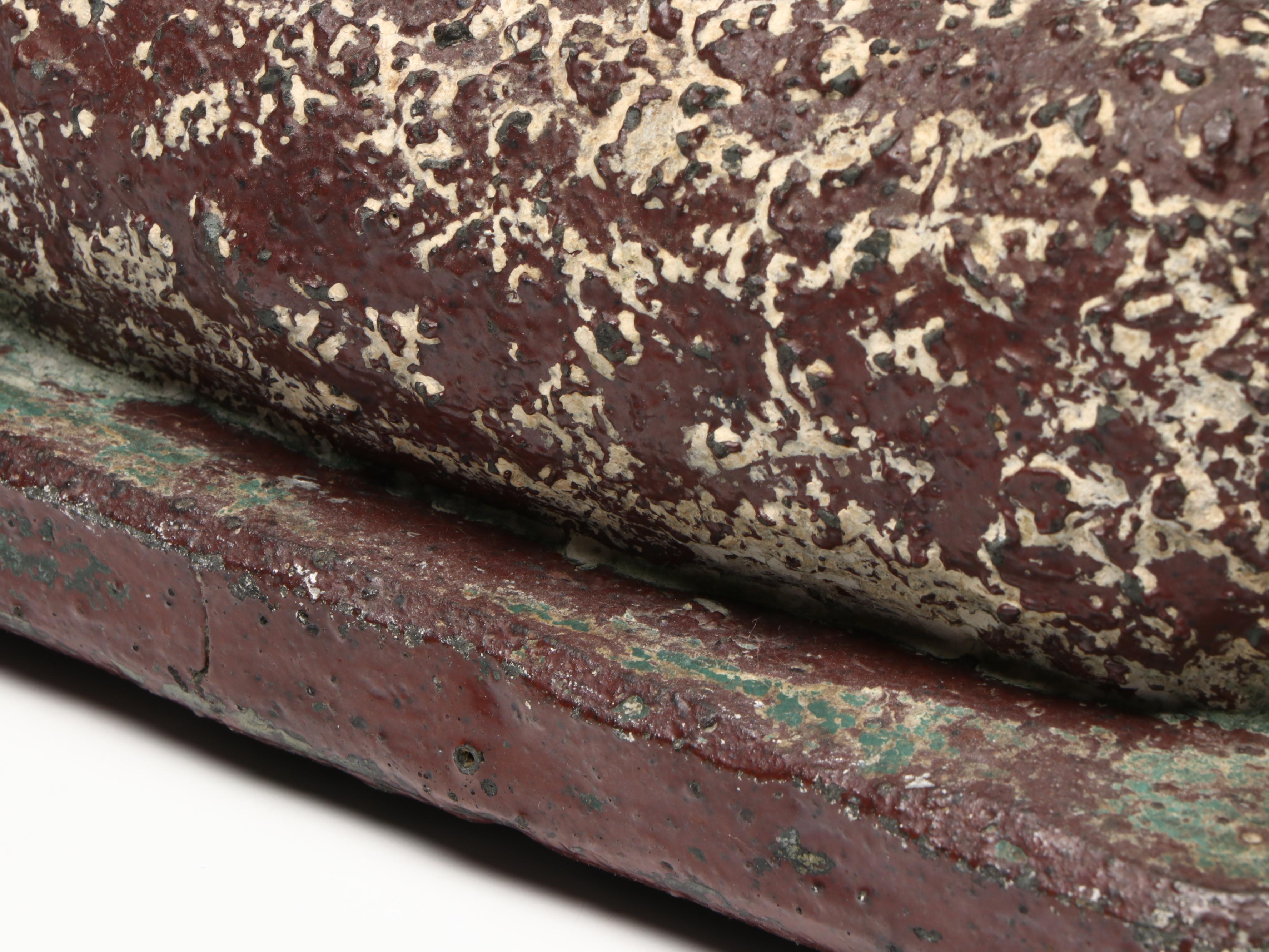 Folk Art Reticulated Stoneware Sewer Tile Sheep