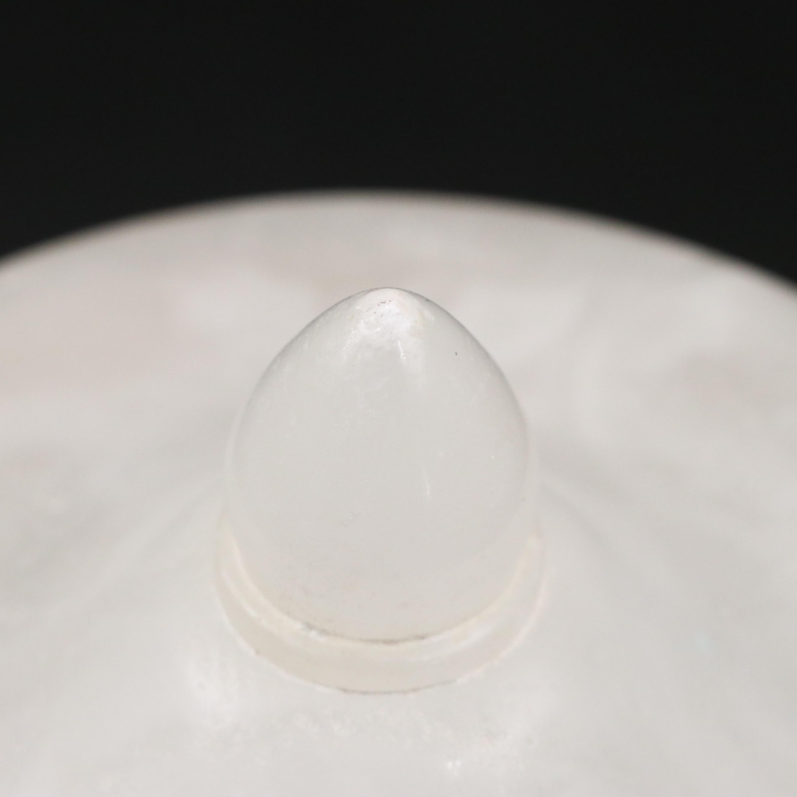 Hand-Carved Italian Alabaster Lidded urn