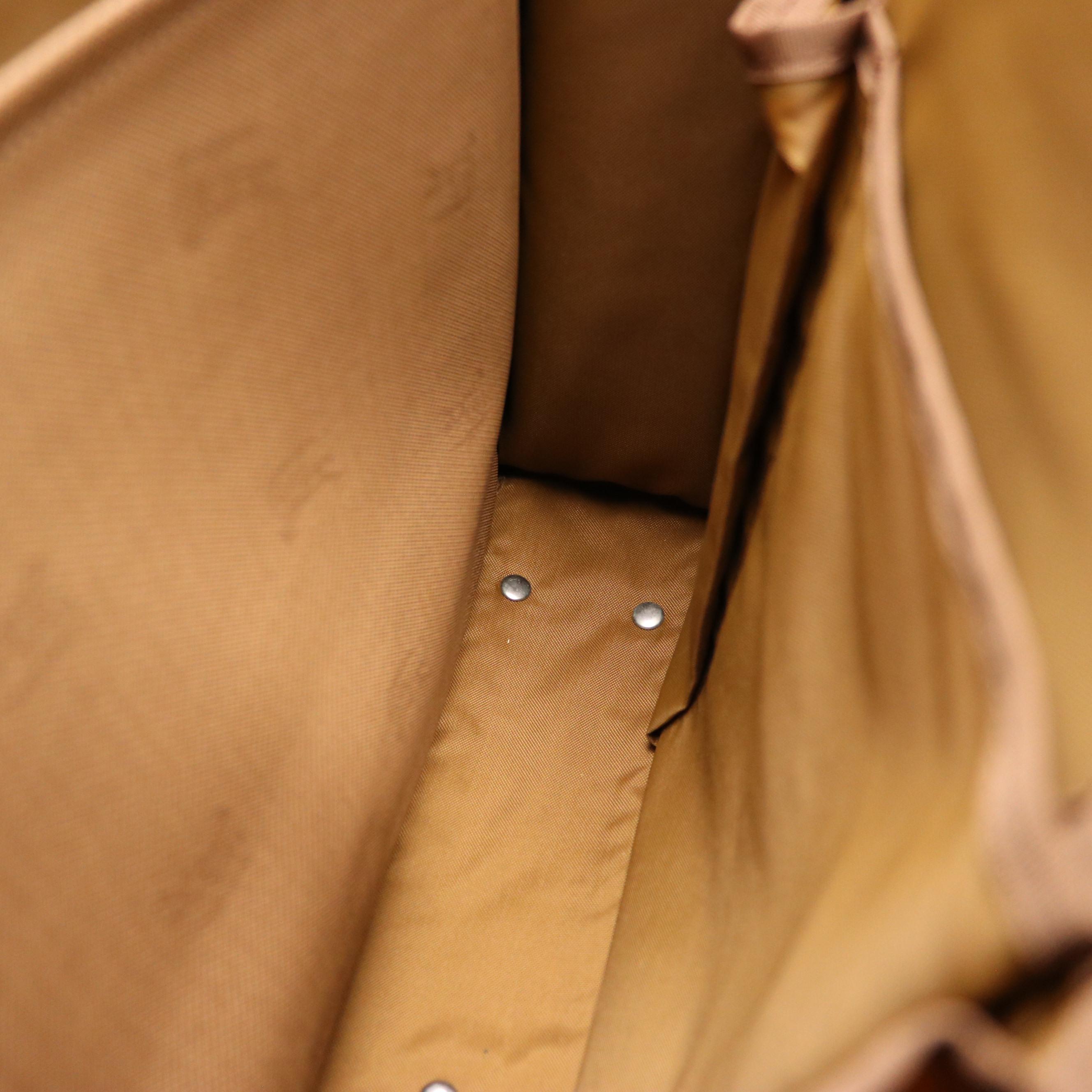 Burberrys Briefcase in Haymarket Check Woven Canvas and Leather