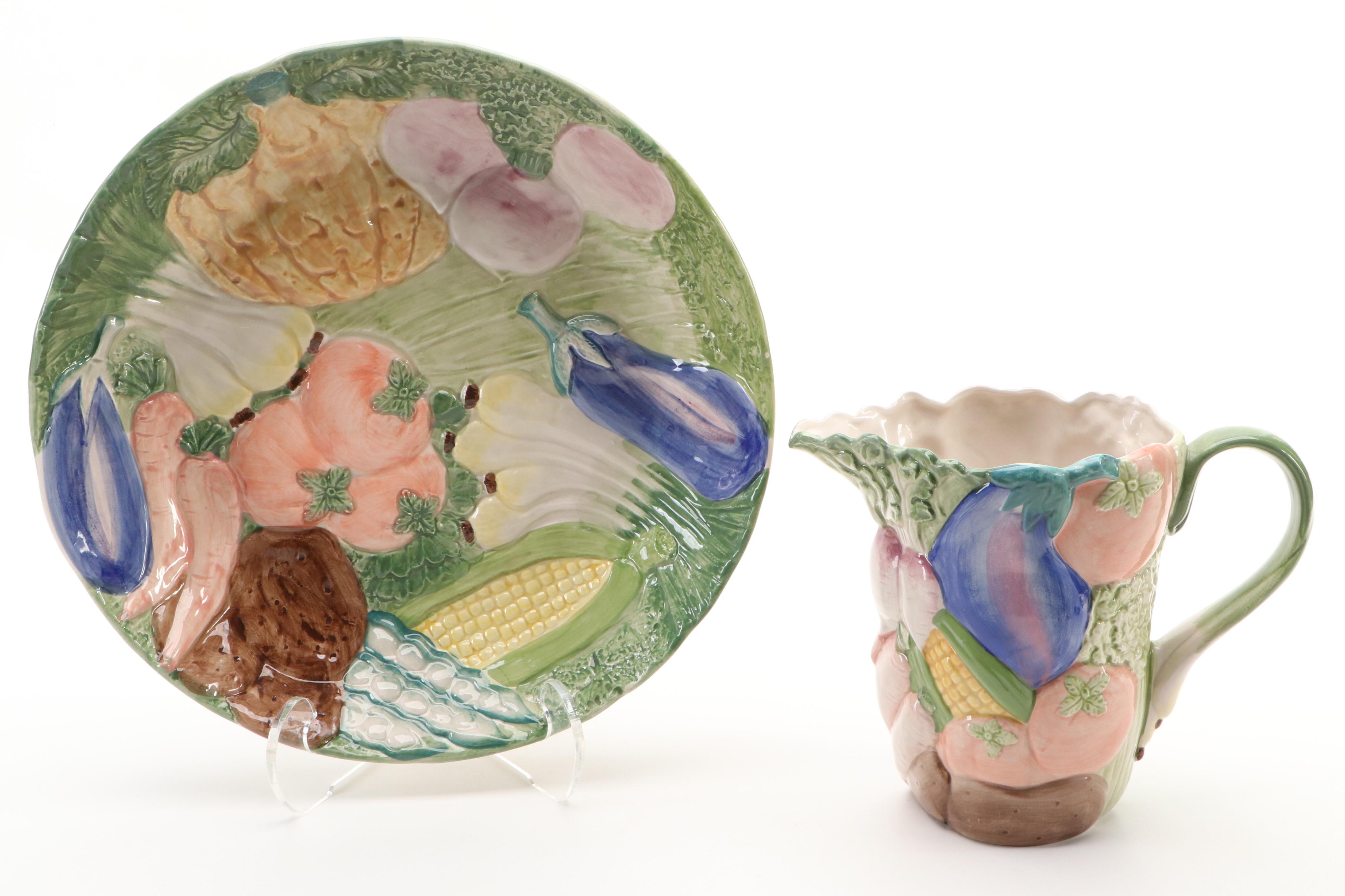 Fitz and Floyd with Other Vegetable Pattern Tableware and Accessories