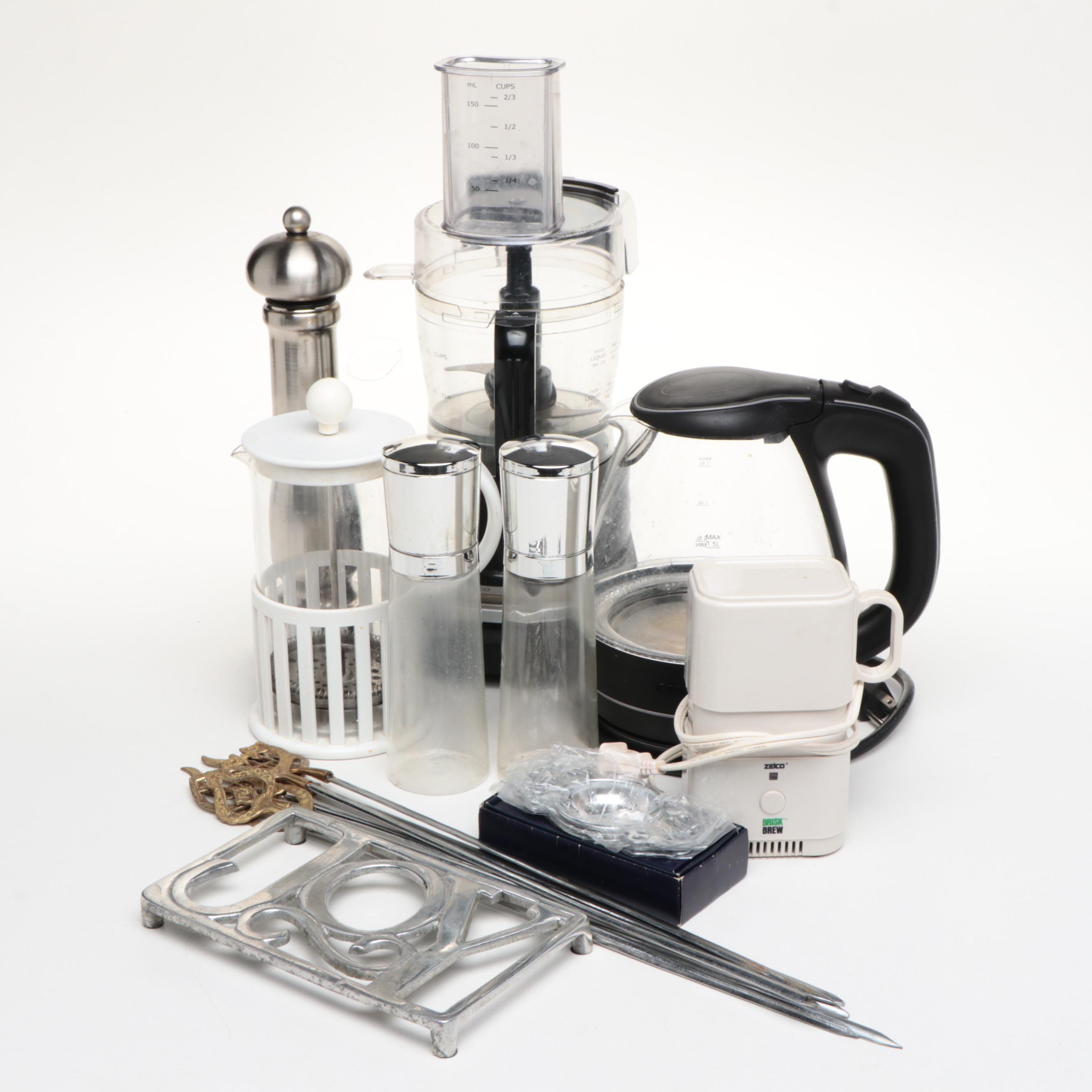 Wolfgang Puck Food Processor with Other Kitchen Appliances and Accessories